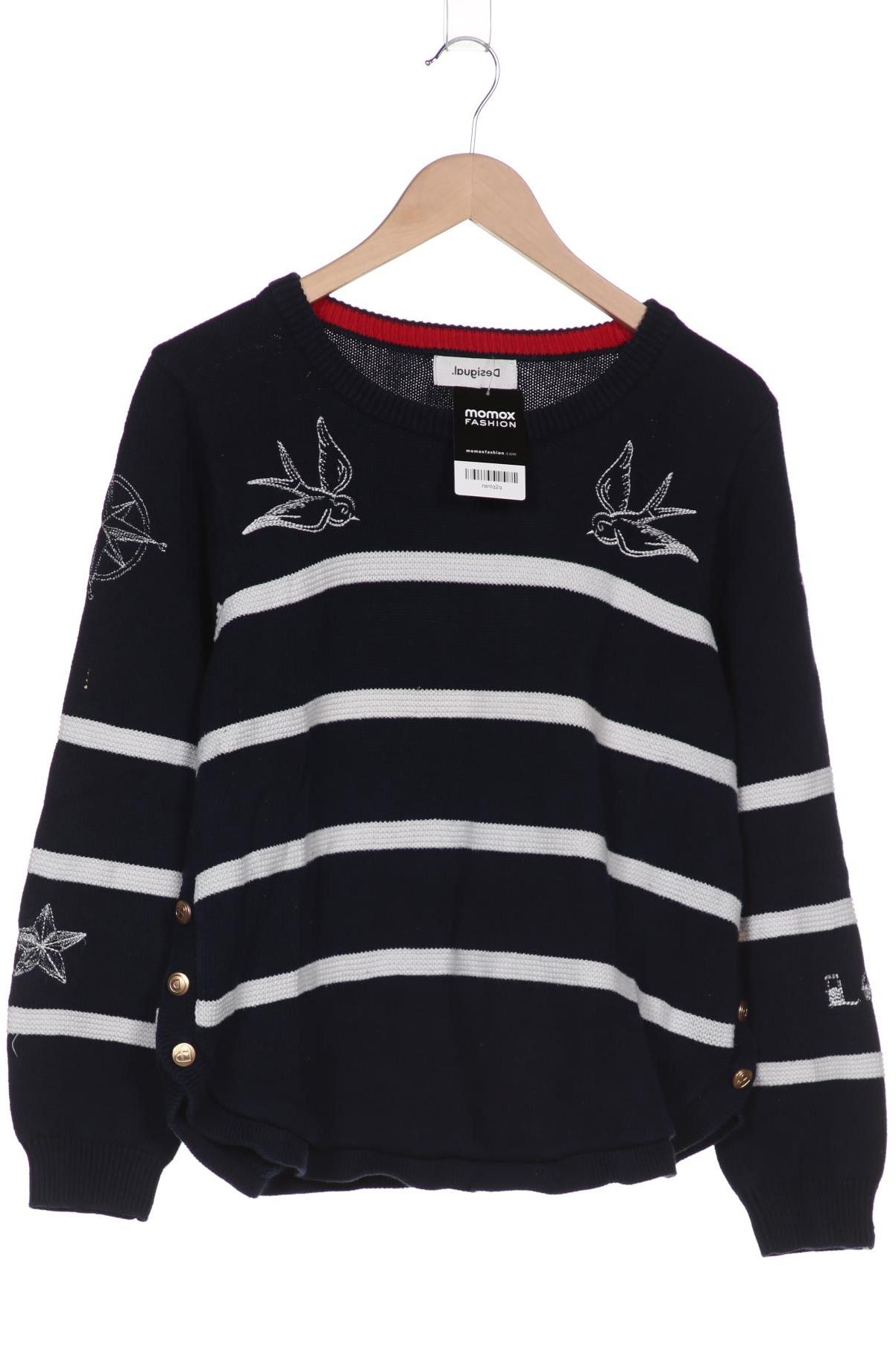 

Desigual Damen Pullover, marineblau, Gr. 44