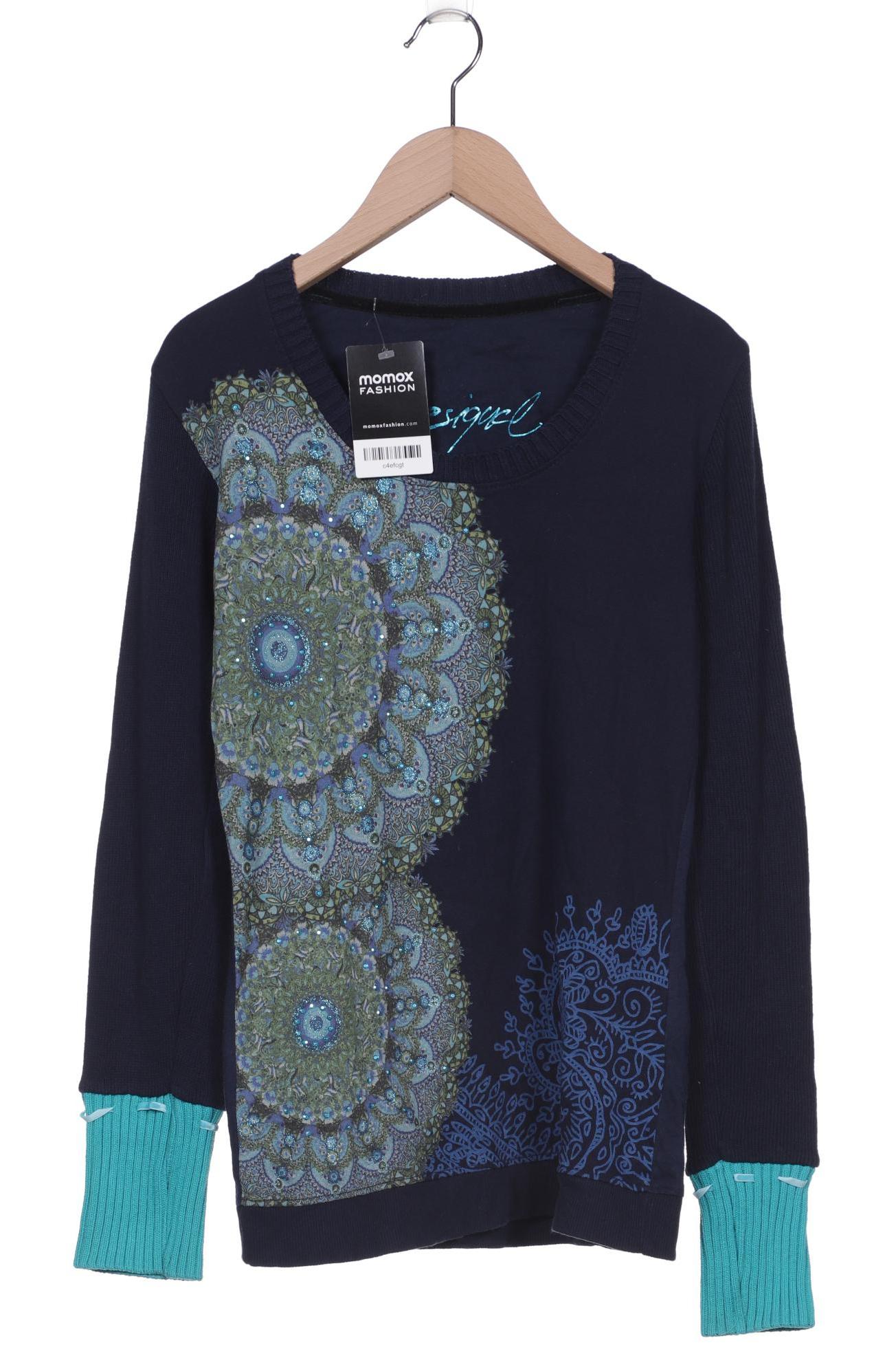 

Desigual Damen Pullover, marineblau, Gr. 36