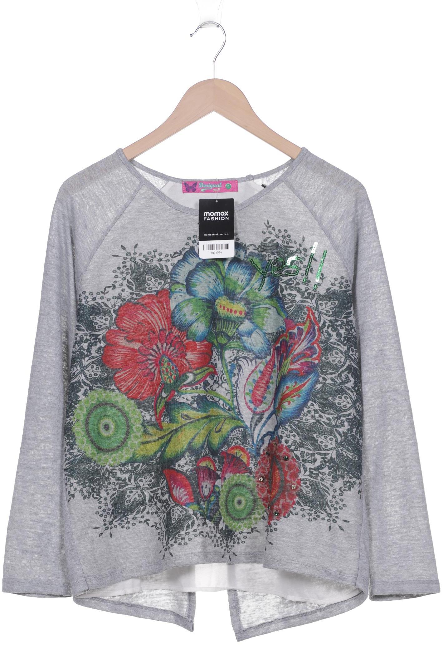 

Desigual Damen Pullover, grau, Gr. 44