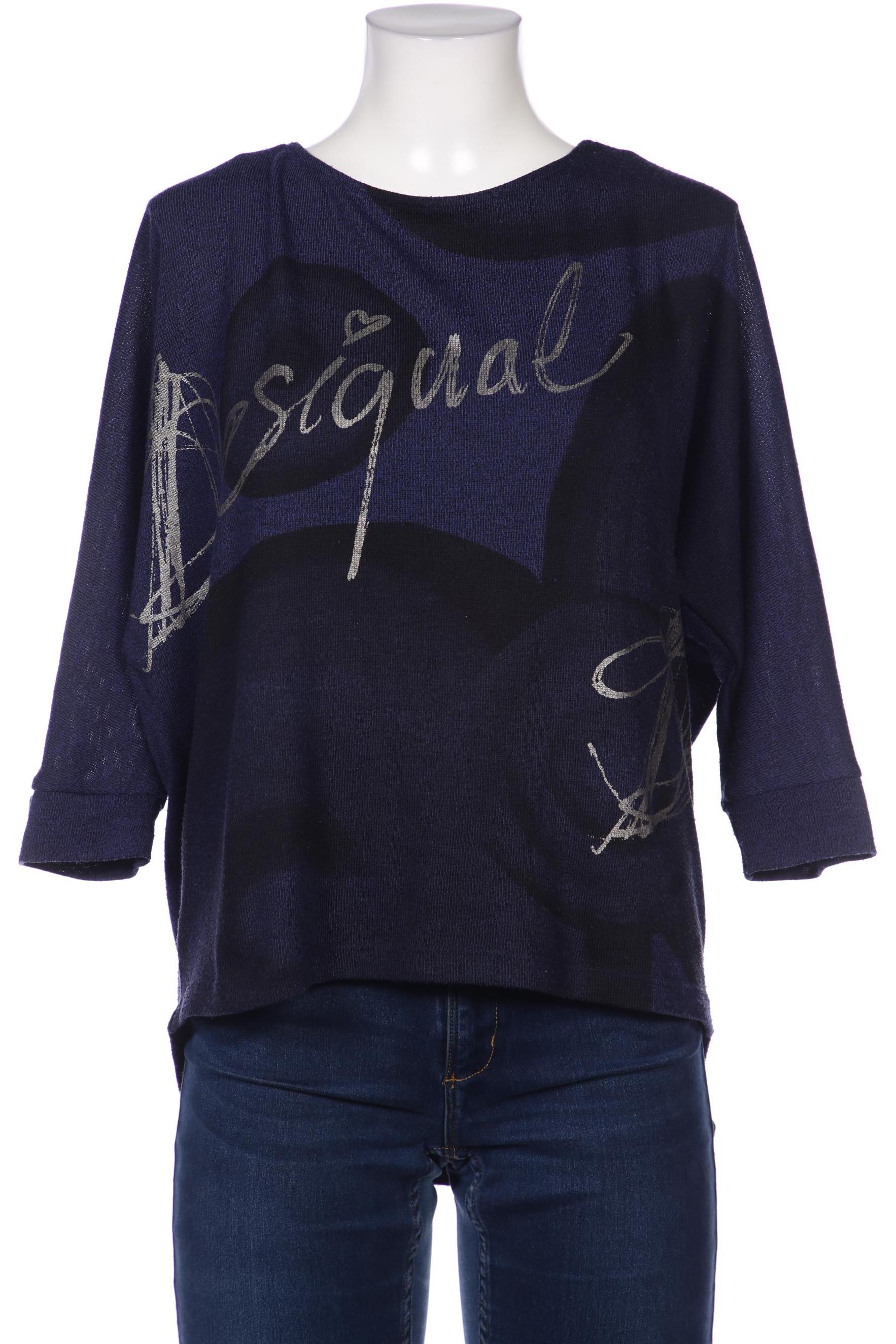 

Desigual Damen Pullover, marineblau, Gr. 38