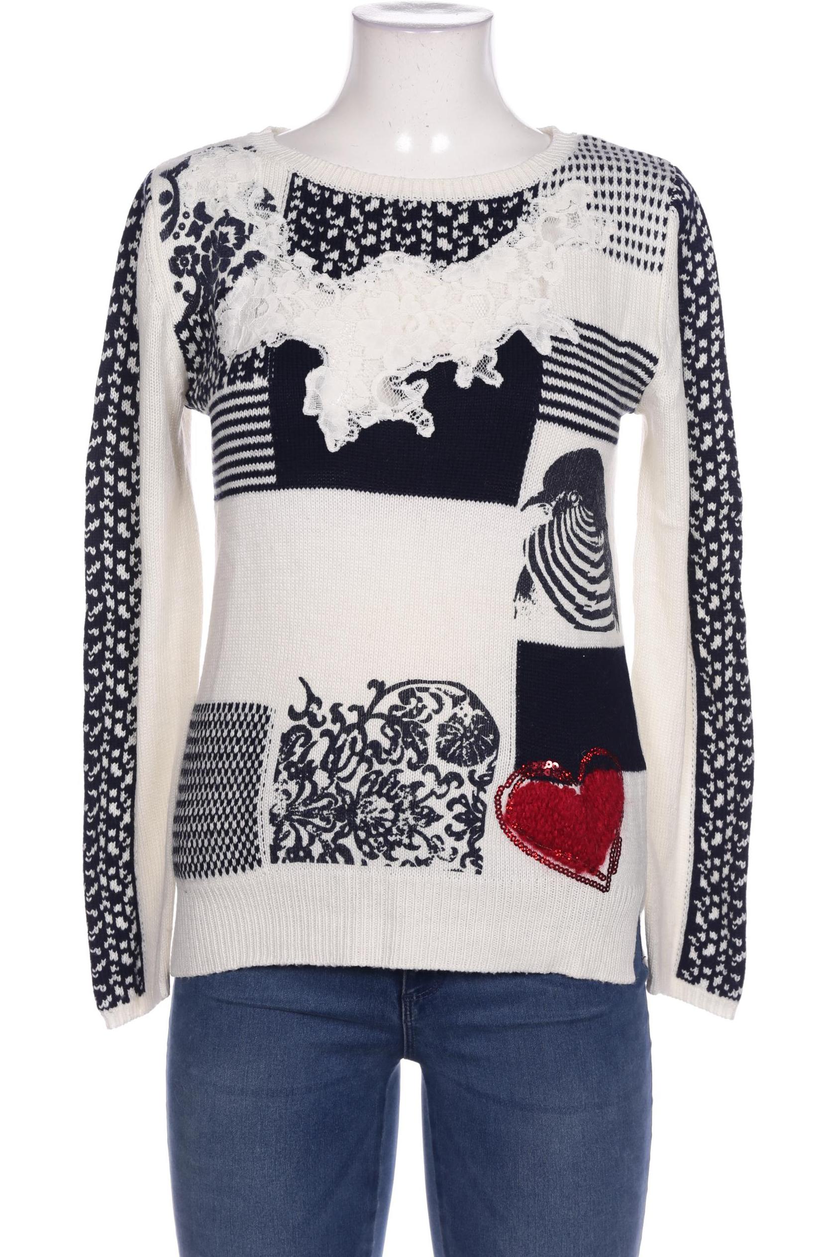 

Desigual Damen Pullover, weiß, Gr. 38