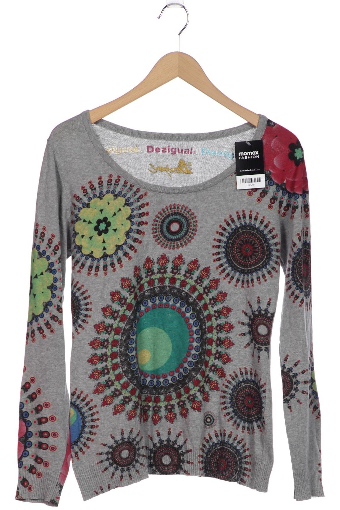 

Desigual Damen Pullover, grau, Gr. 42