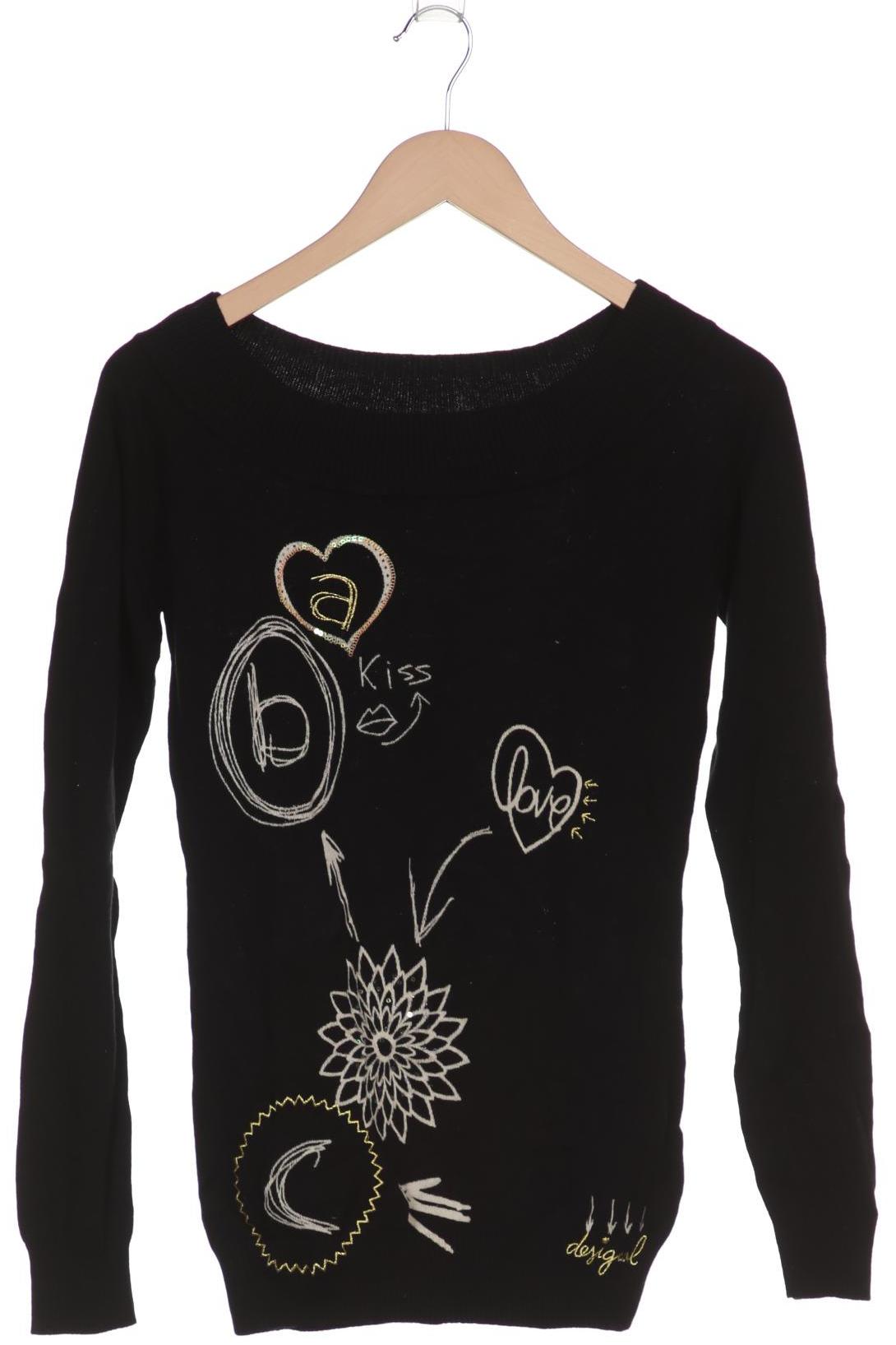 

Desigual Damen Pullover, schwarz