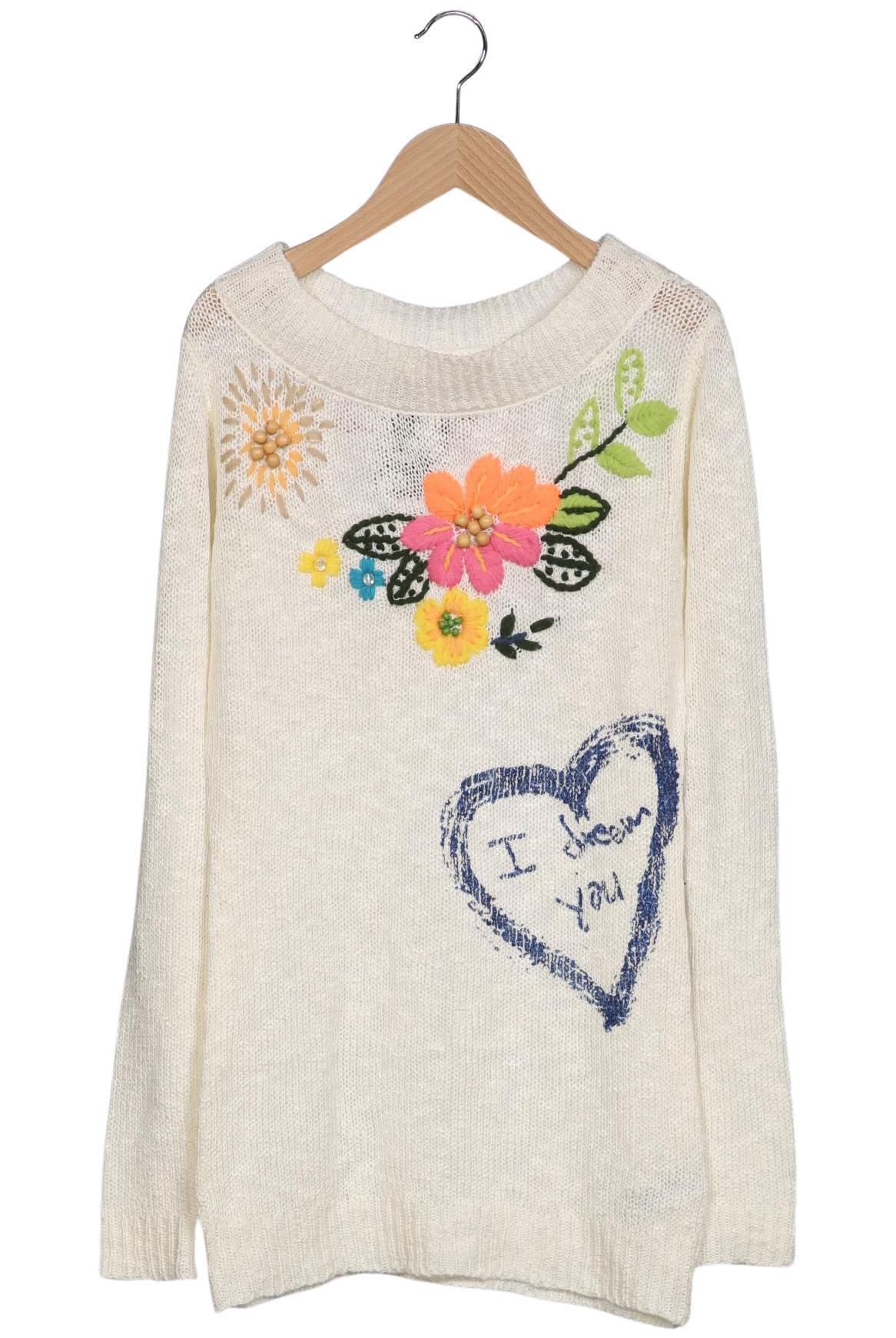 

Desigual Damen Pullover, cremeweiß, Gr. 42