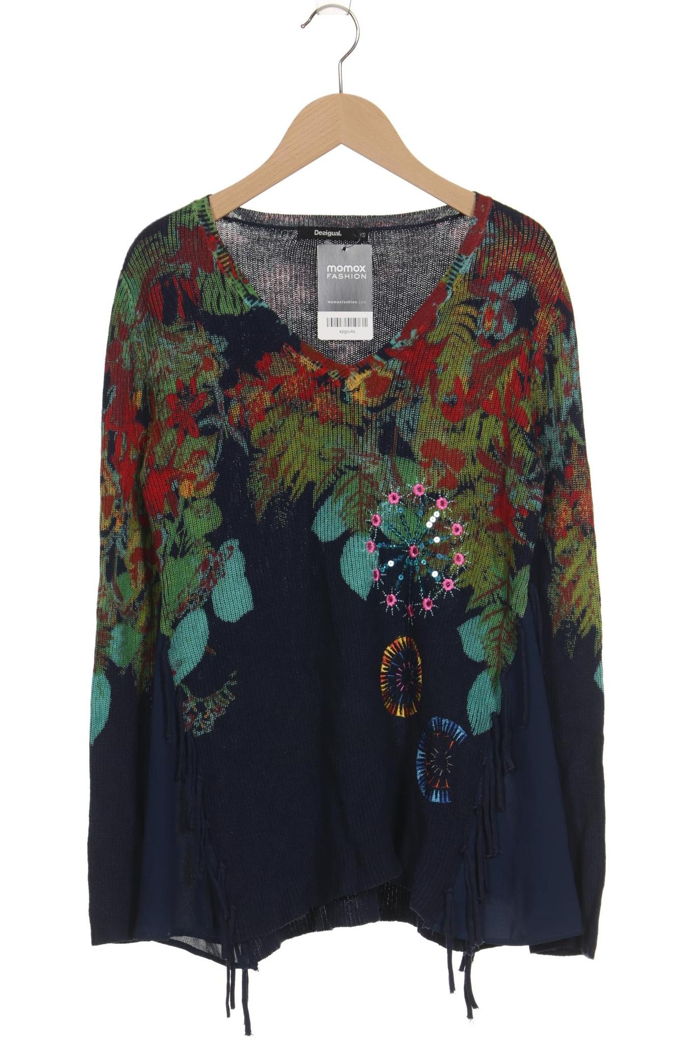 

Desigual Damen Pullover, marineblau, Gr. 34