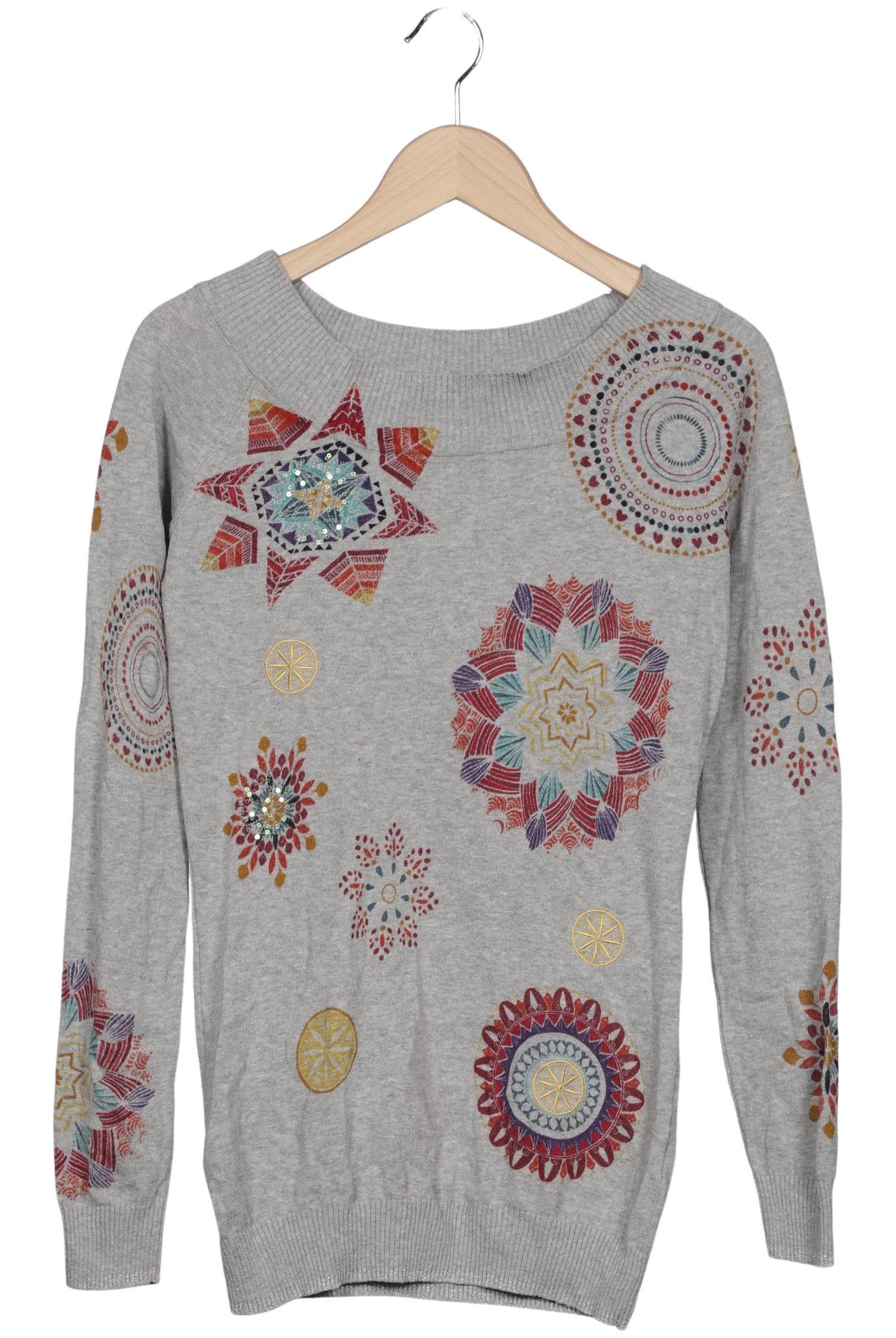 

Desigual Damen Pullover, grau, Gr. 42