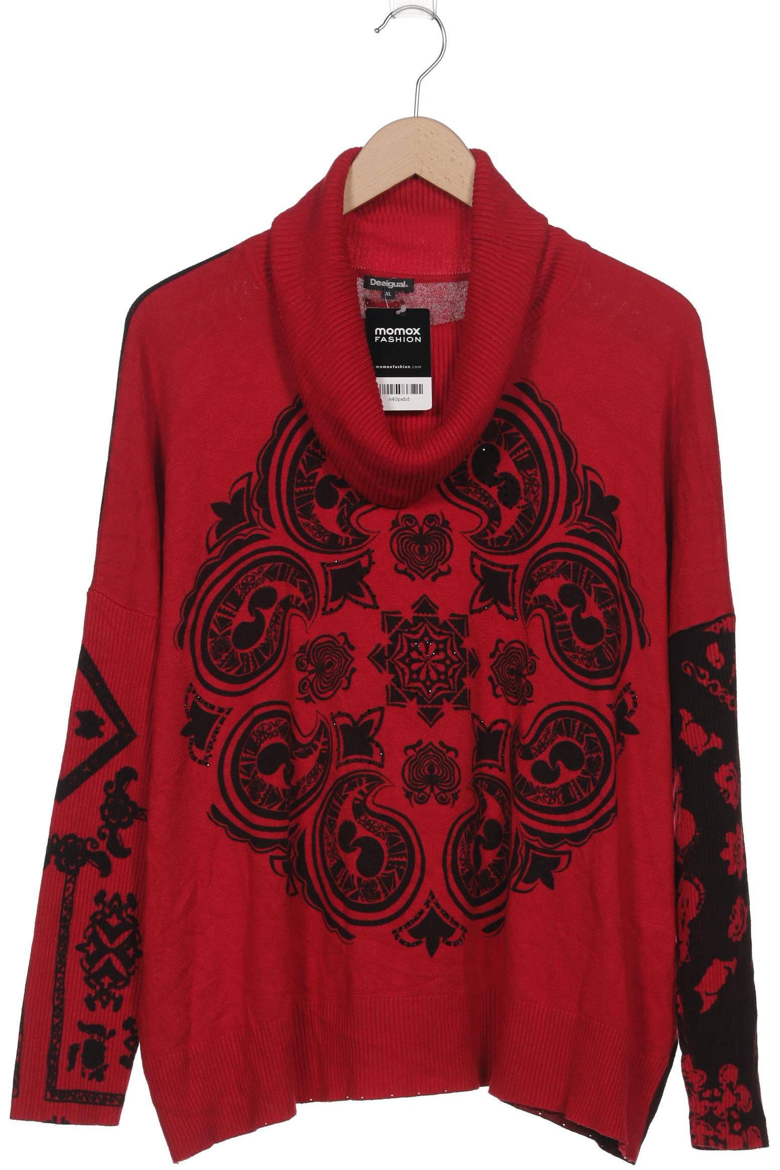 

Desigual Damen Pullover, rot, Gr. 44