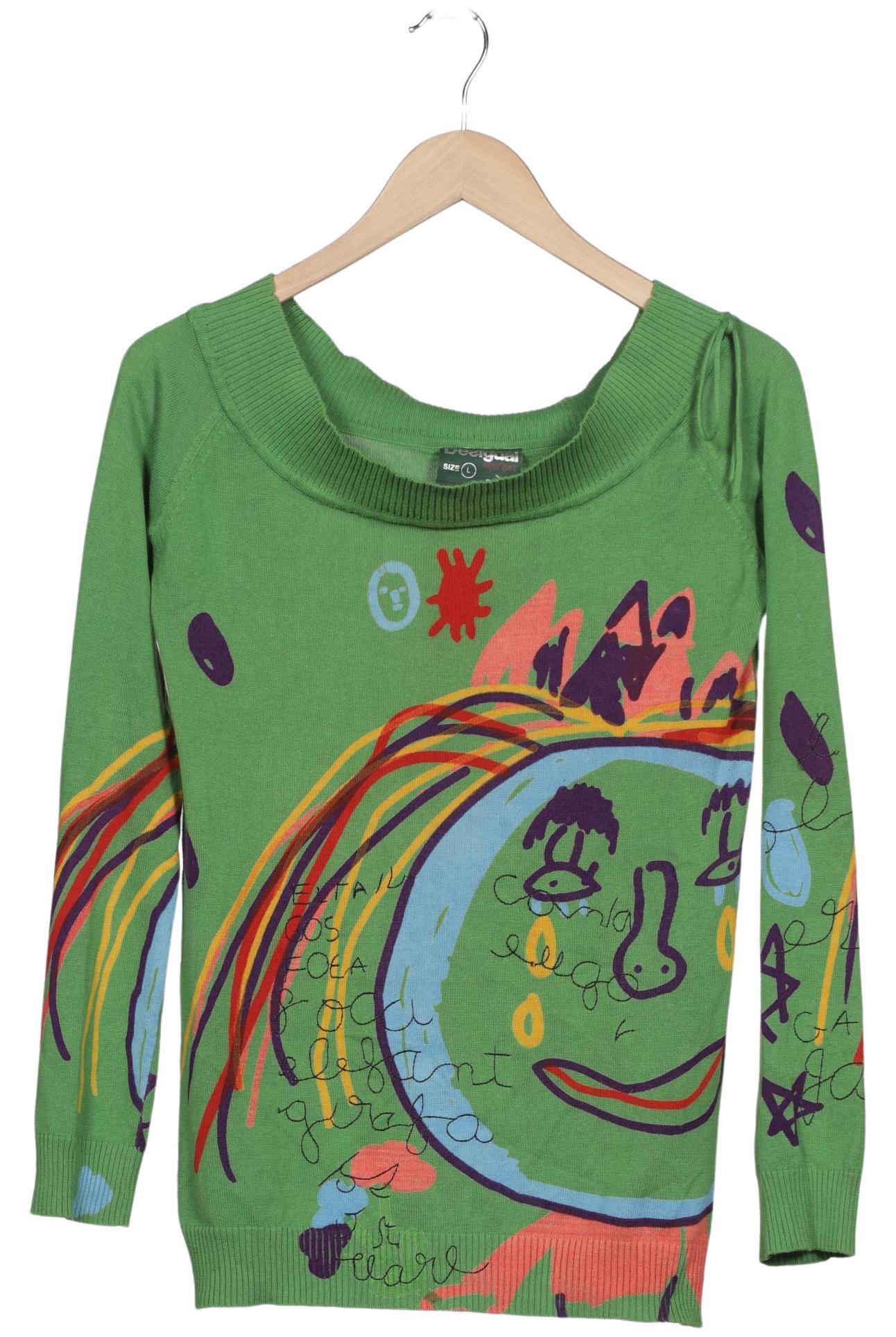 

Desigual Damen Pullover, grün, Gr. 42