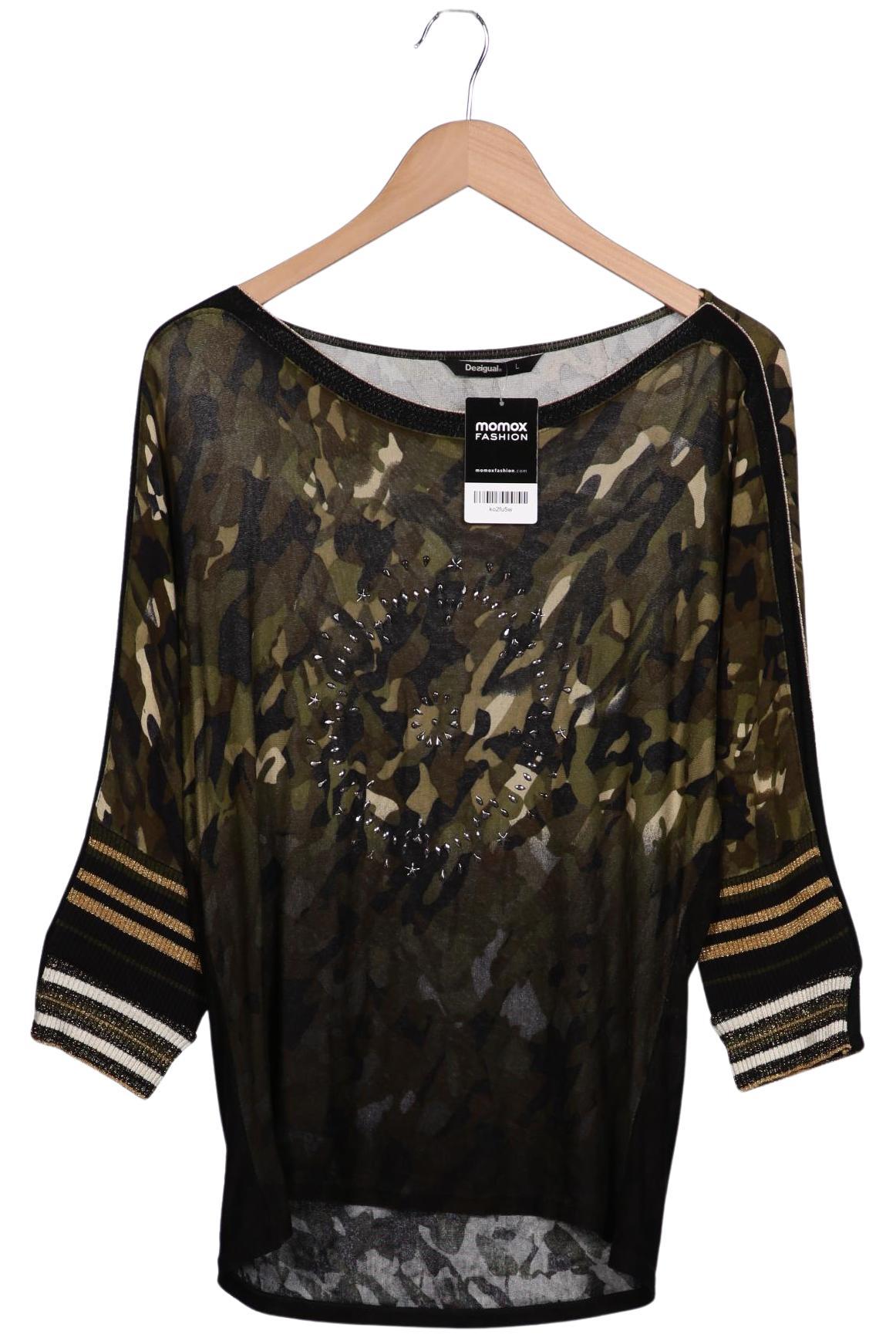 

Desigual Damen Pullover, grün, Gr. 42