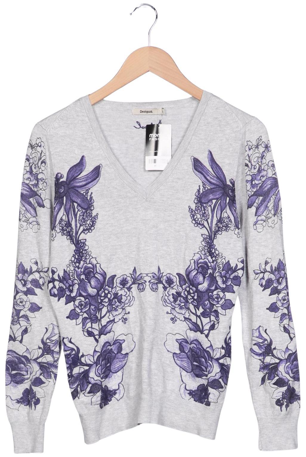 

Desigual Damen Pullover, grau, Gr. 38