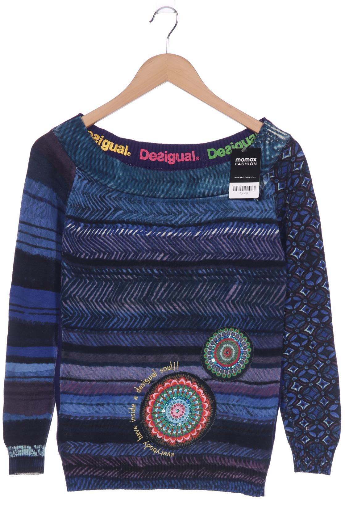 

Desigual Damen Pullover, blau, Gr. 38
