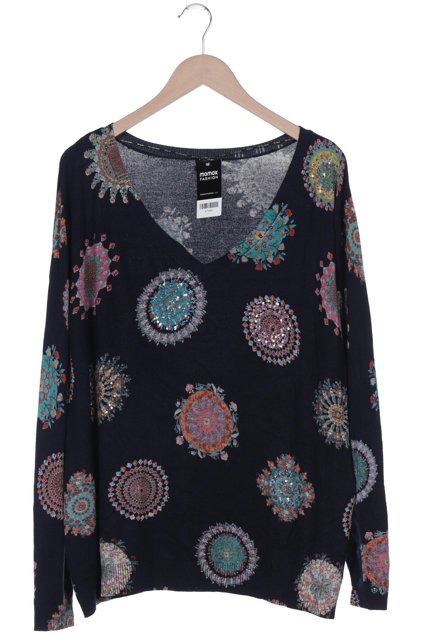 

Desigual Damen Pullover, marineblau, Gr. 44