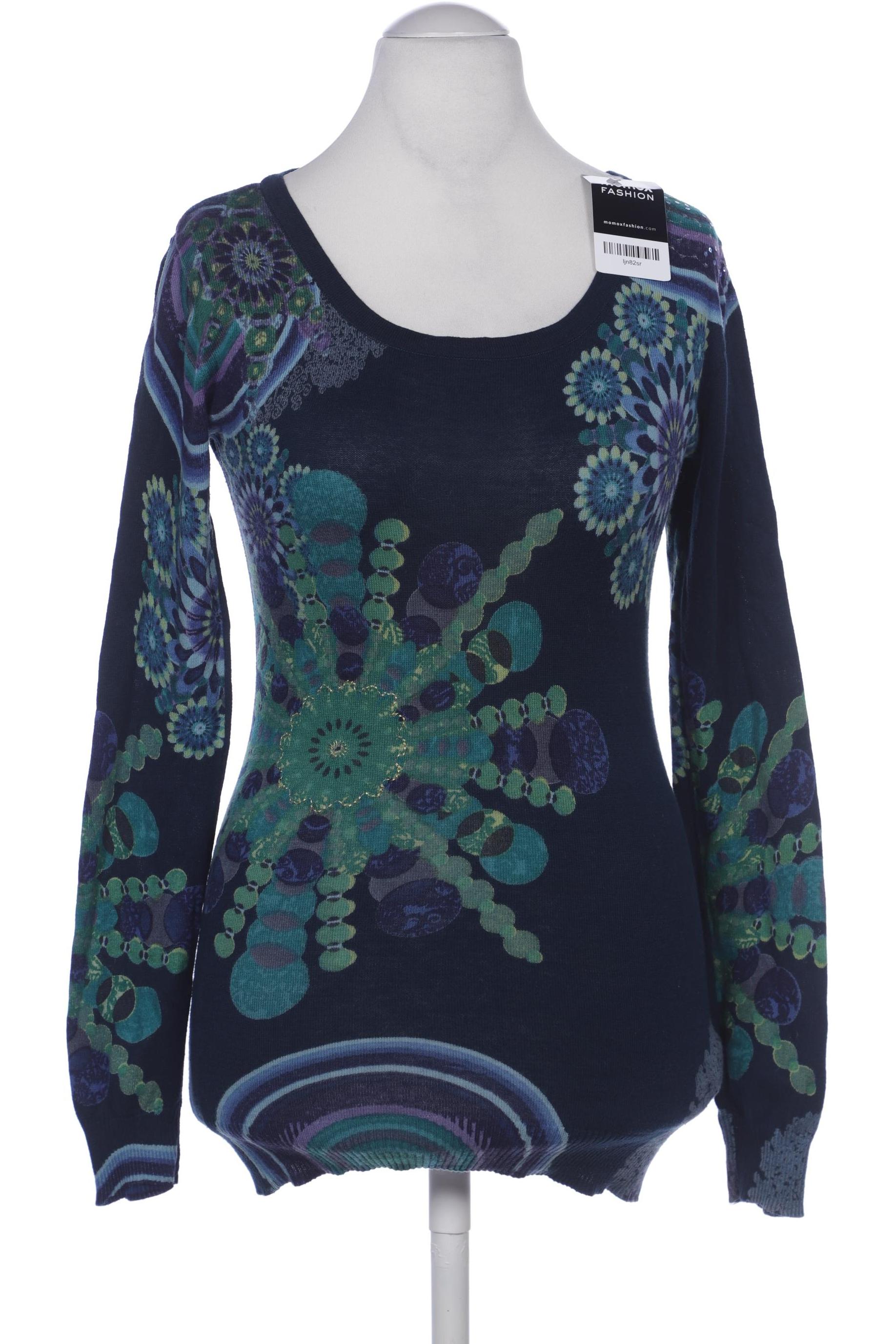 

Desigual Damen Pullover, marineblau, Gr. 36