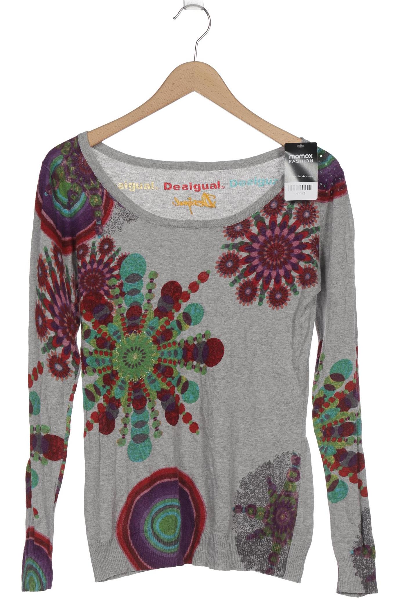 

Desigual Damen Pullover, grau, Gr. 46