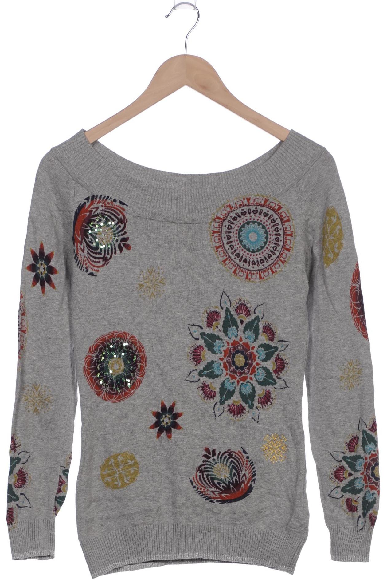 

Desigual Damen Pullover, grau, Gr. 38