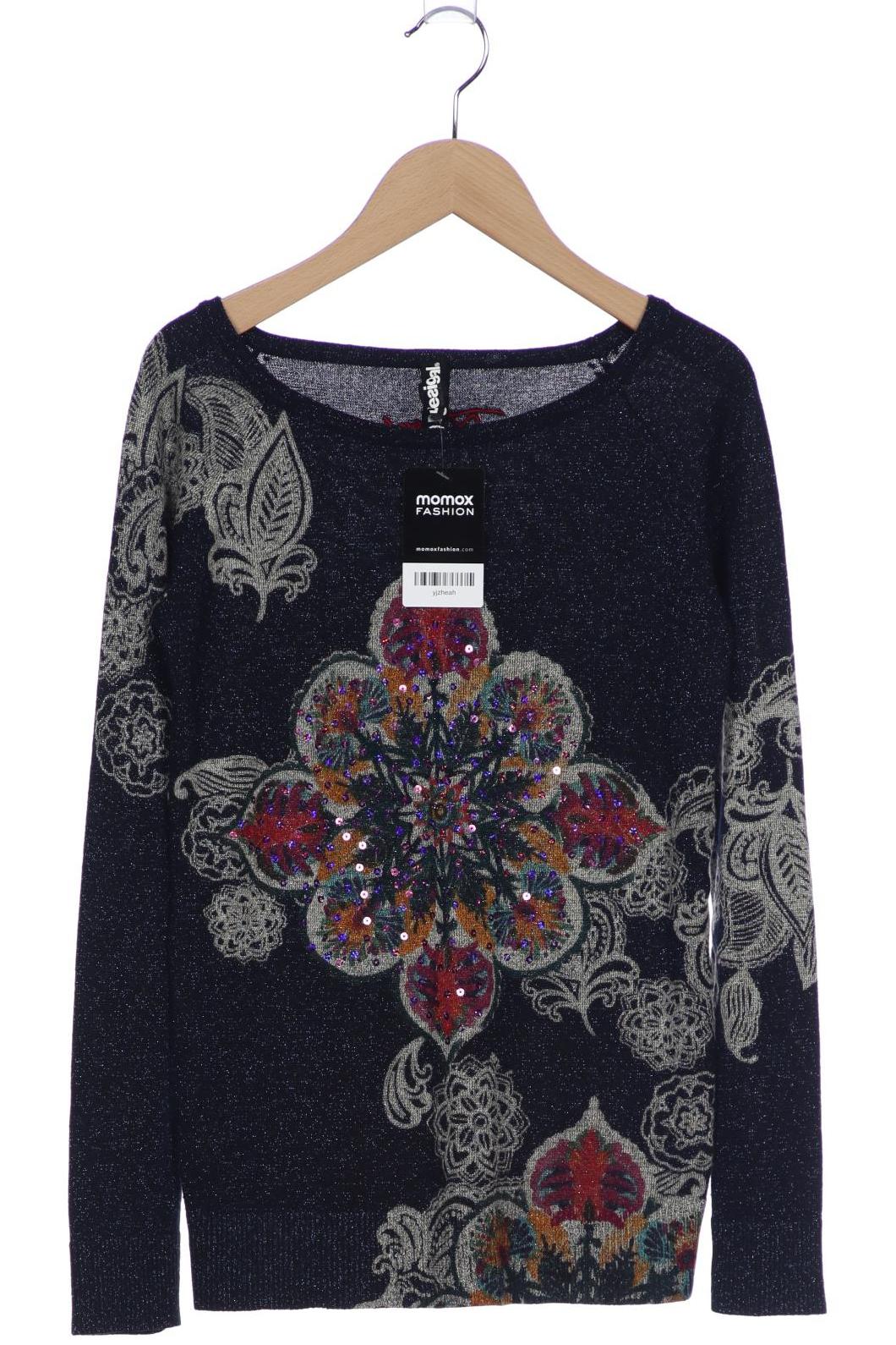 

Desigual Damen Pullover, marineblau, Gr. 34
