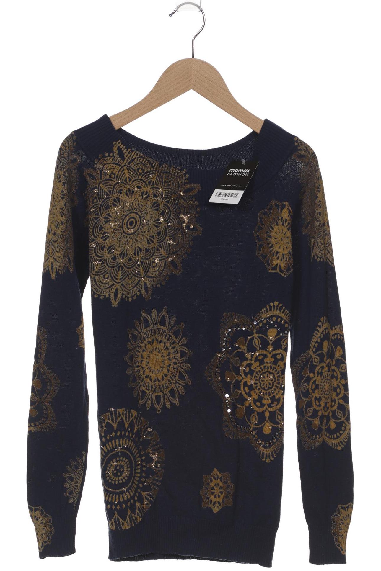 

Desigual Damen Pullover, marineblau, Gr. 34