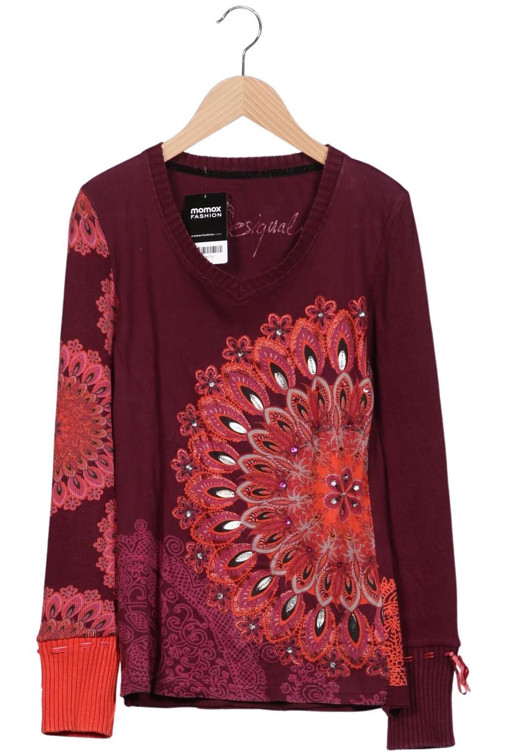 

Desigual Damen Pullover, bordeaux, Gr. 38