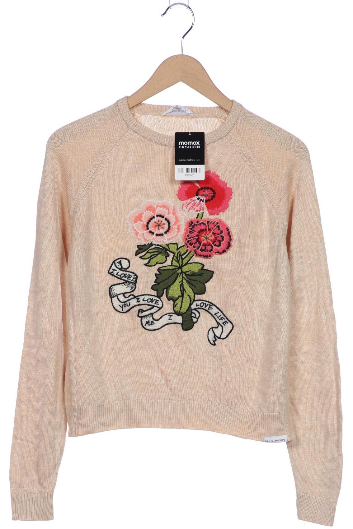 

Desigual Damen Pullover, beige, Gr. 36