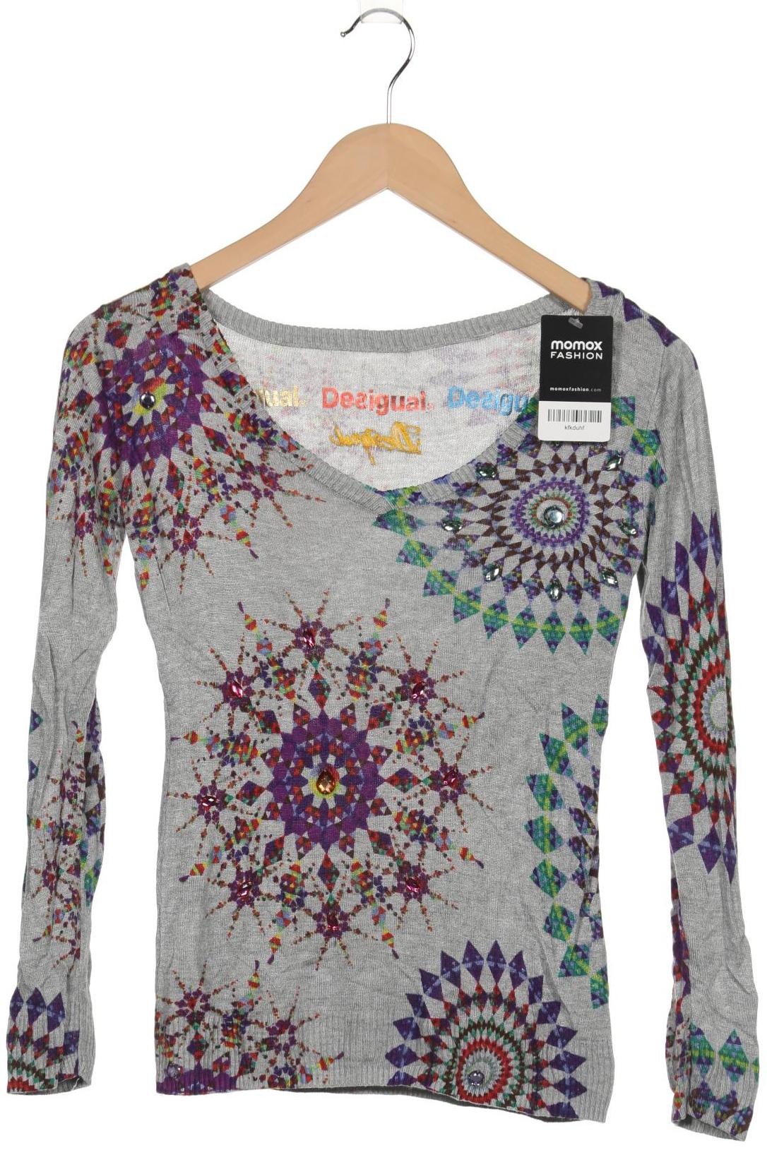 

Desigual Damen Pullover, grau, Gr. 36
