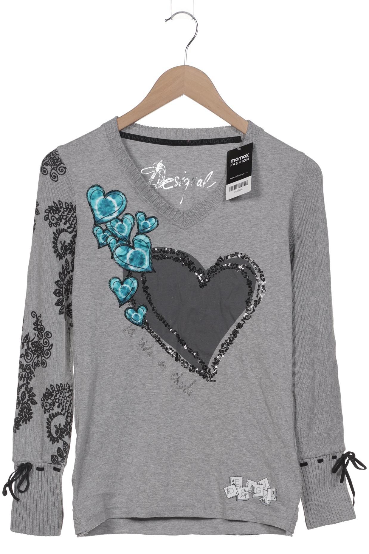 

Desigual Damen Pullover, grau, Gr. 36