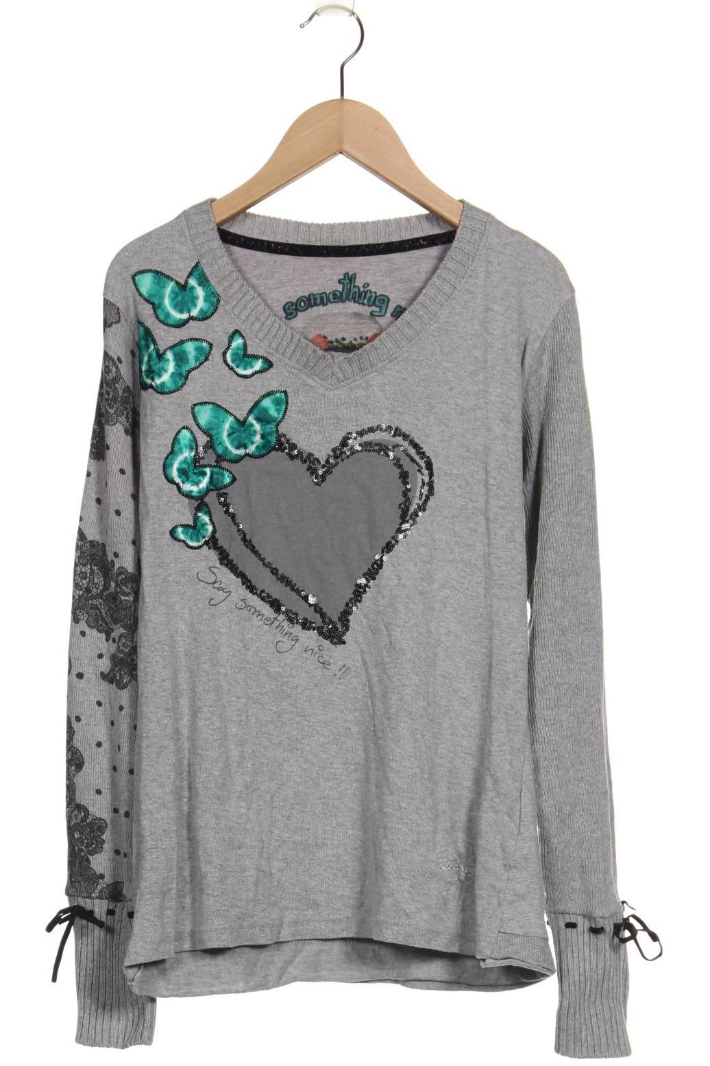 

Desigual Damen Pullover, grau, Gr. 42