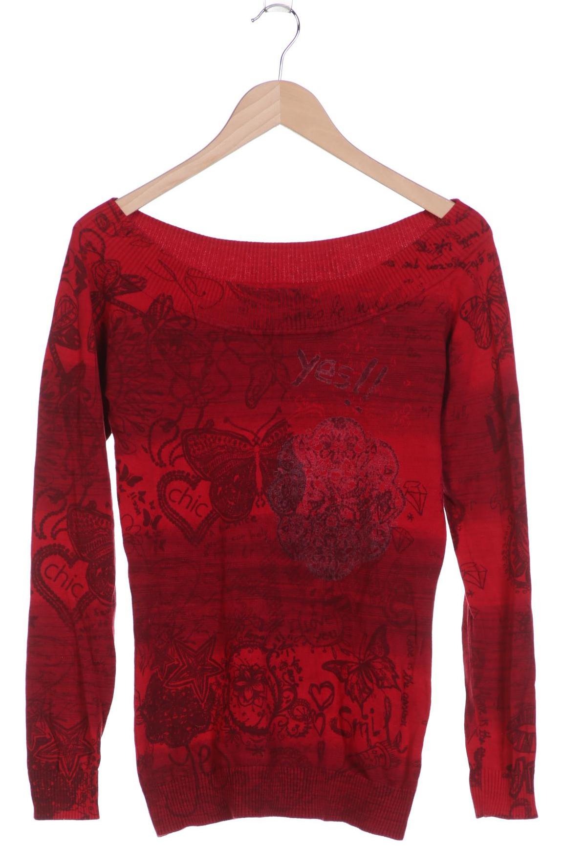 

Desigual Damen Pullover, rot, Gr. 42