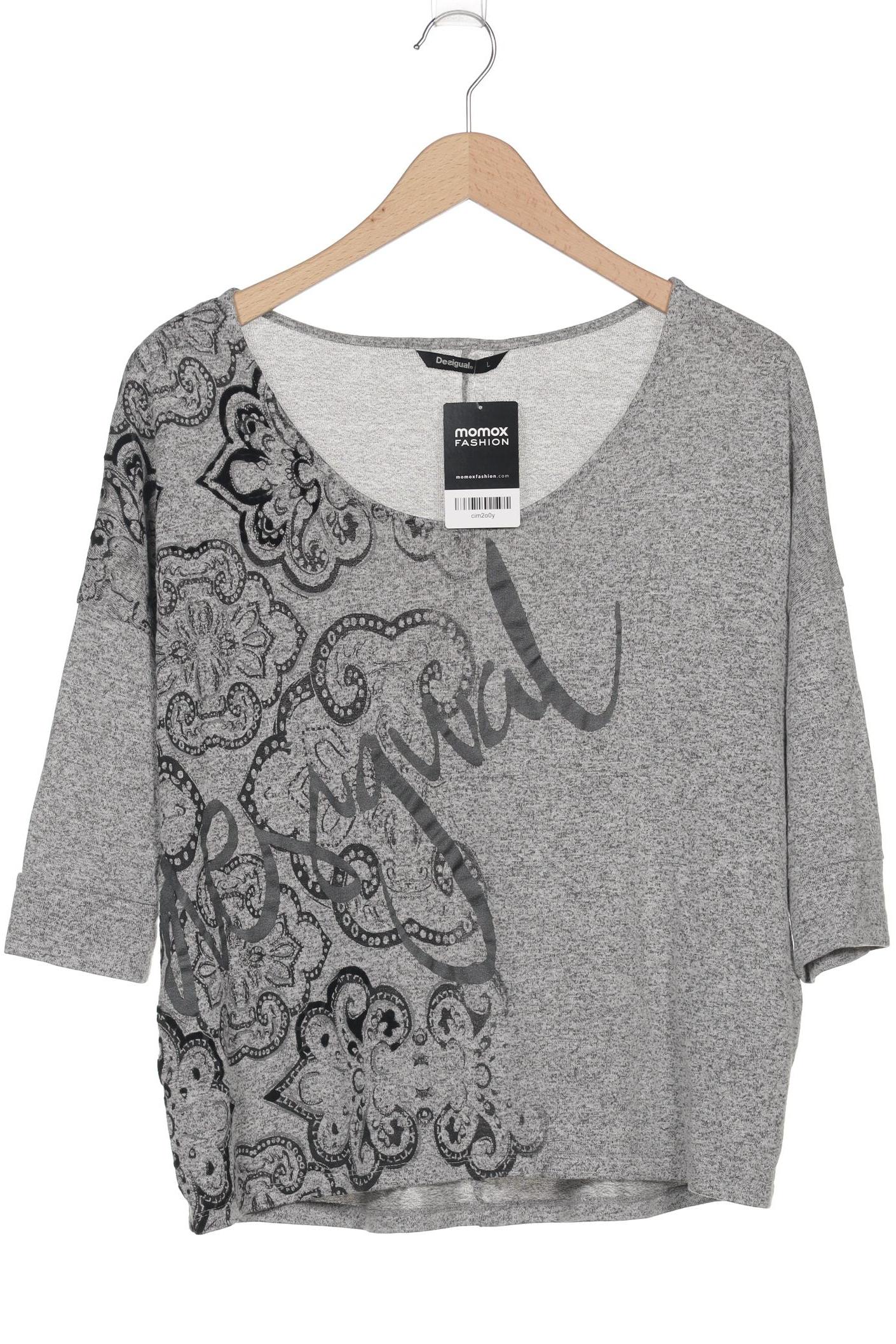 

Desigual Damen Pullover, grau, Gr. 42