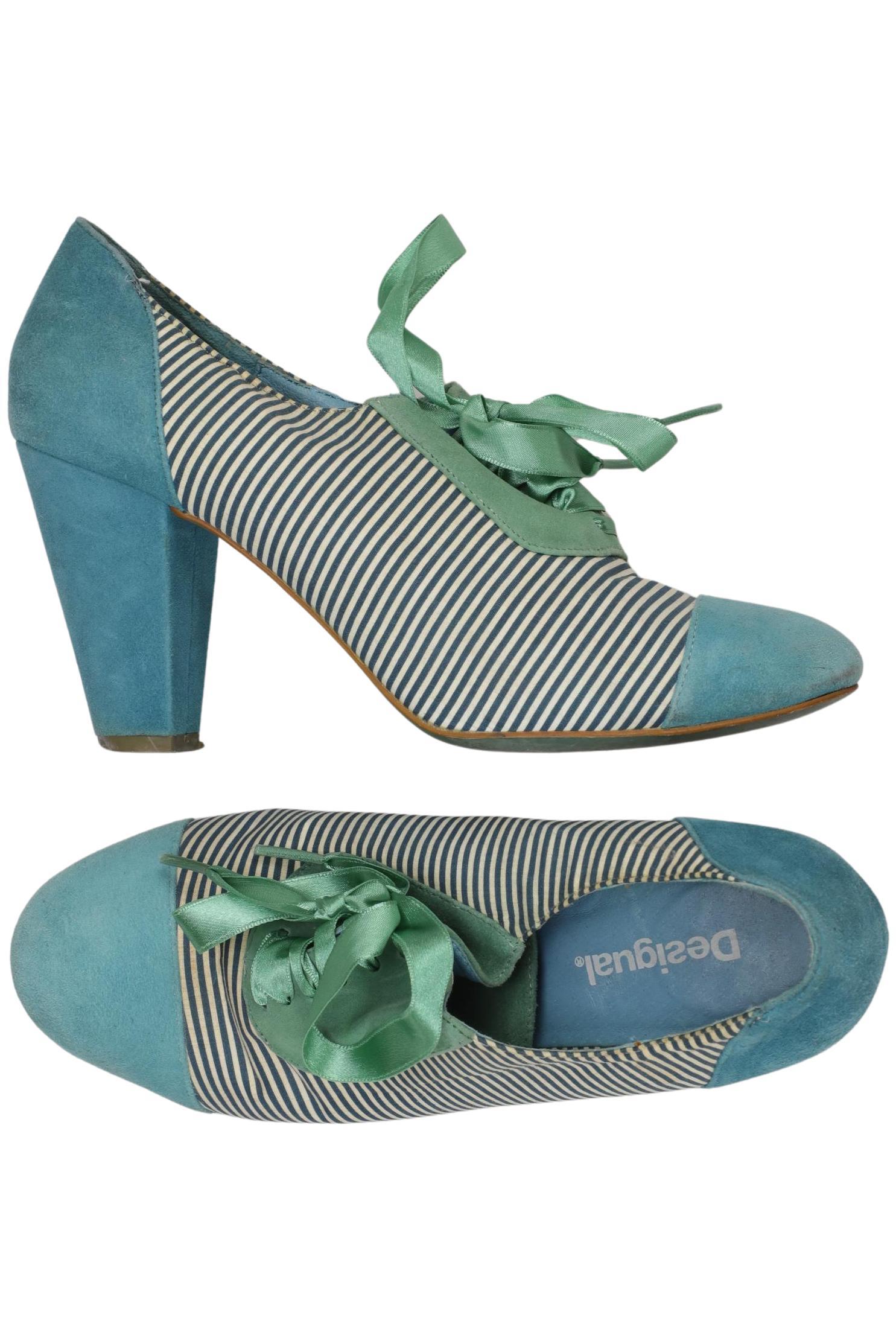 

Desigual Damen Pumps, türkis, Gr. 38