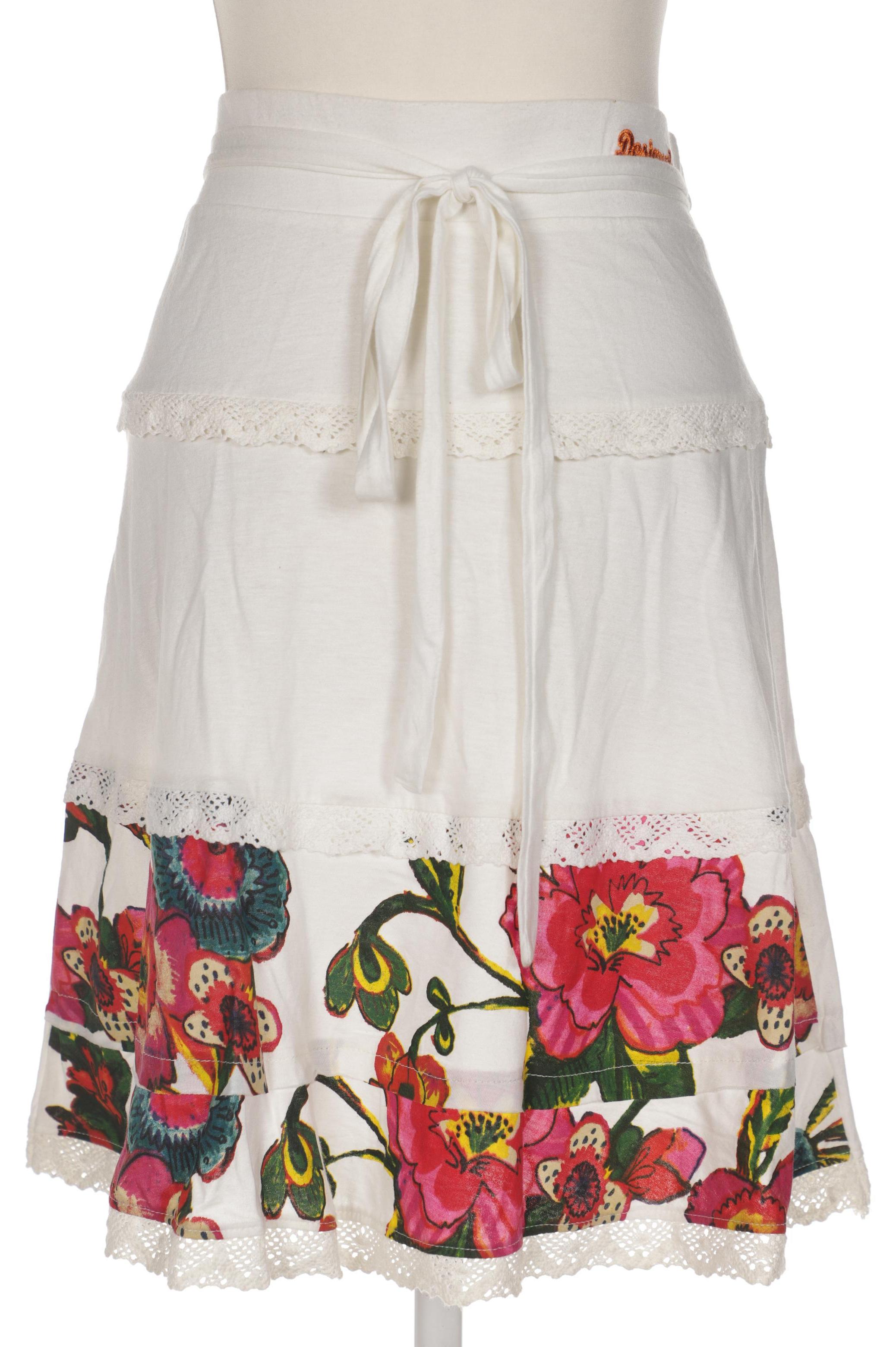 

Desigual Damen Rock, cremeweiß