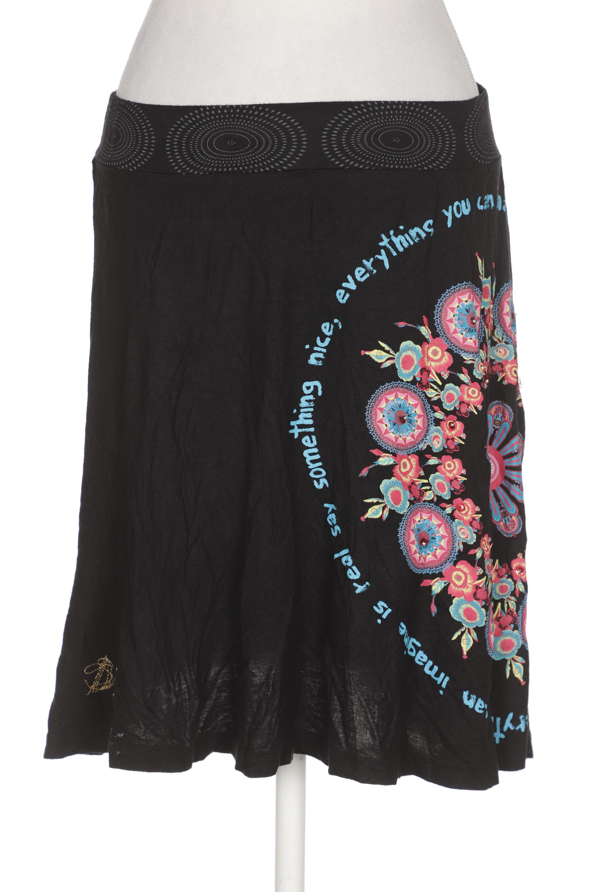 

Desigual Damen Rock, schwarz, Gr. 38
