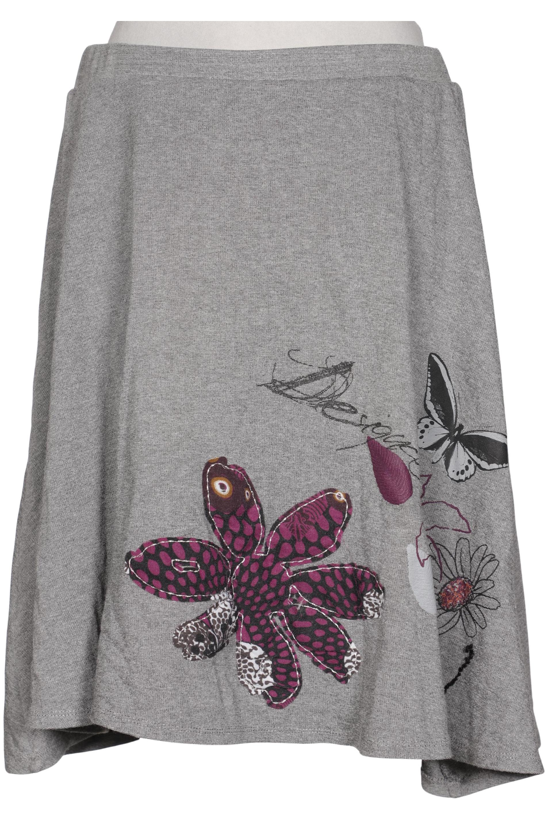 

Desigual Damen Rock, grau, Gr. 38