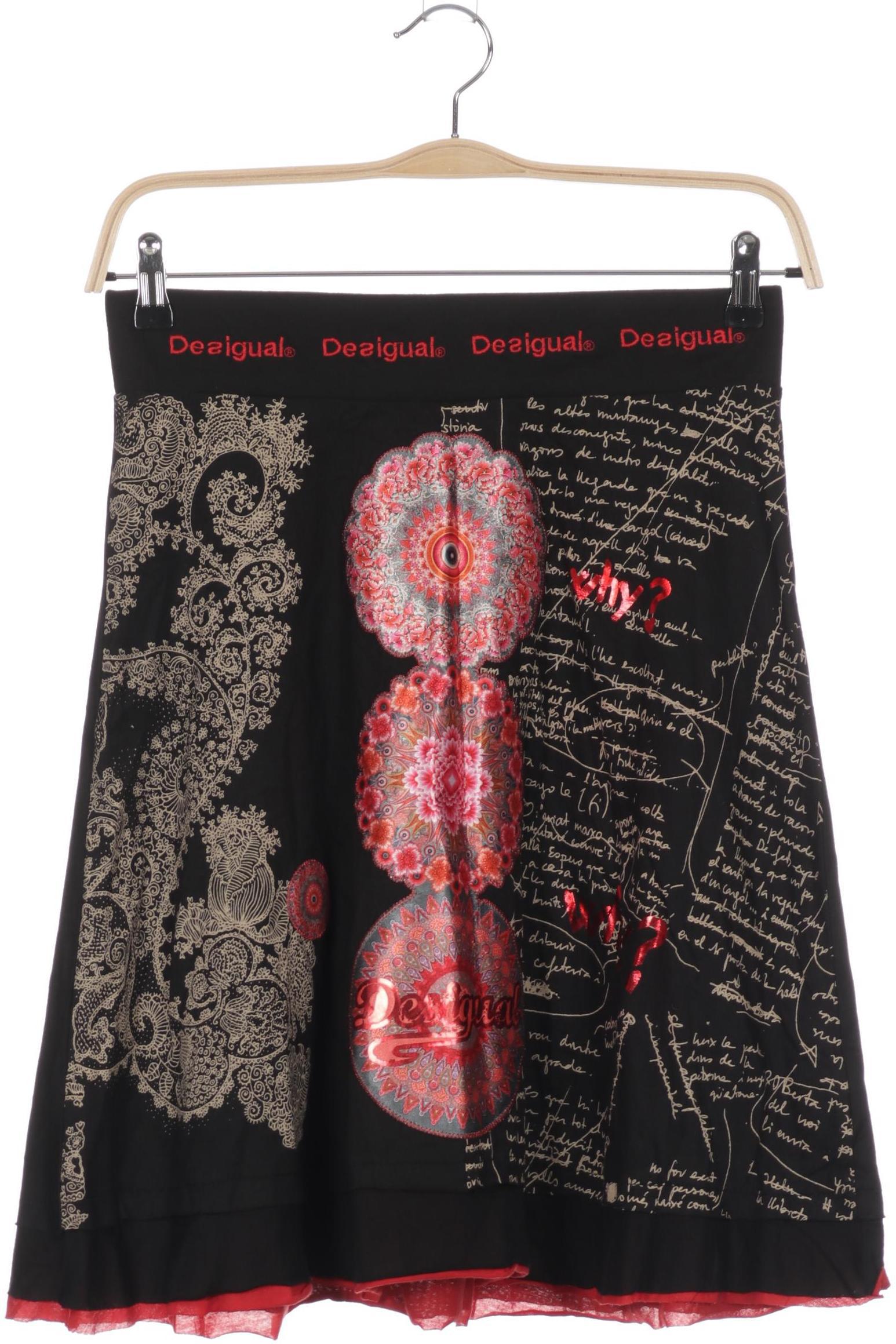 

Desigual Damen Rock, schwarz, Gr.