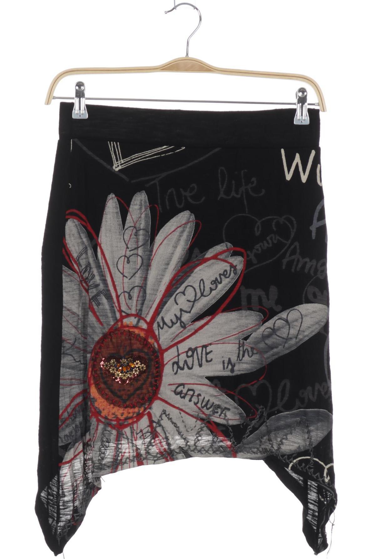 

Desigual Damen Rock, schwarz, Gr.