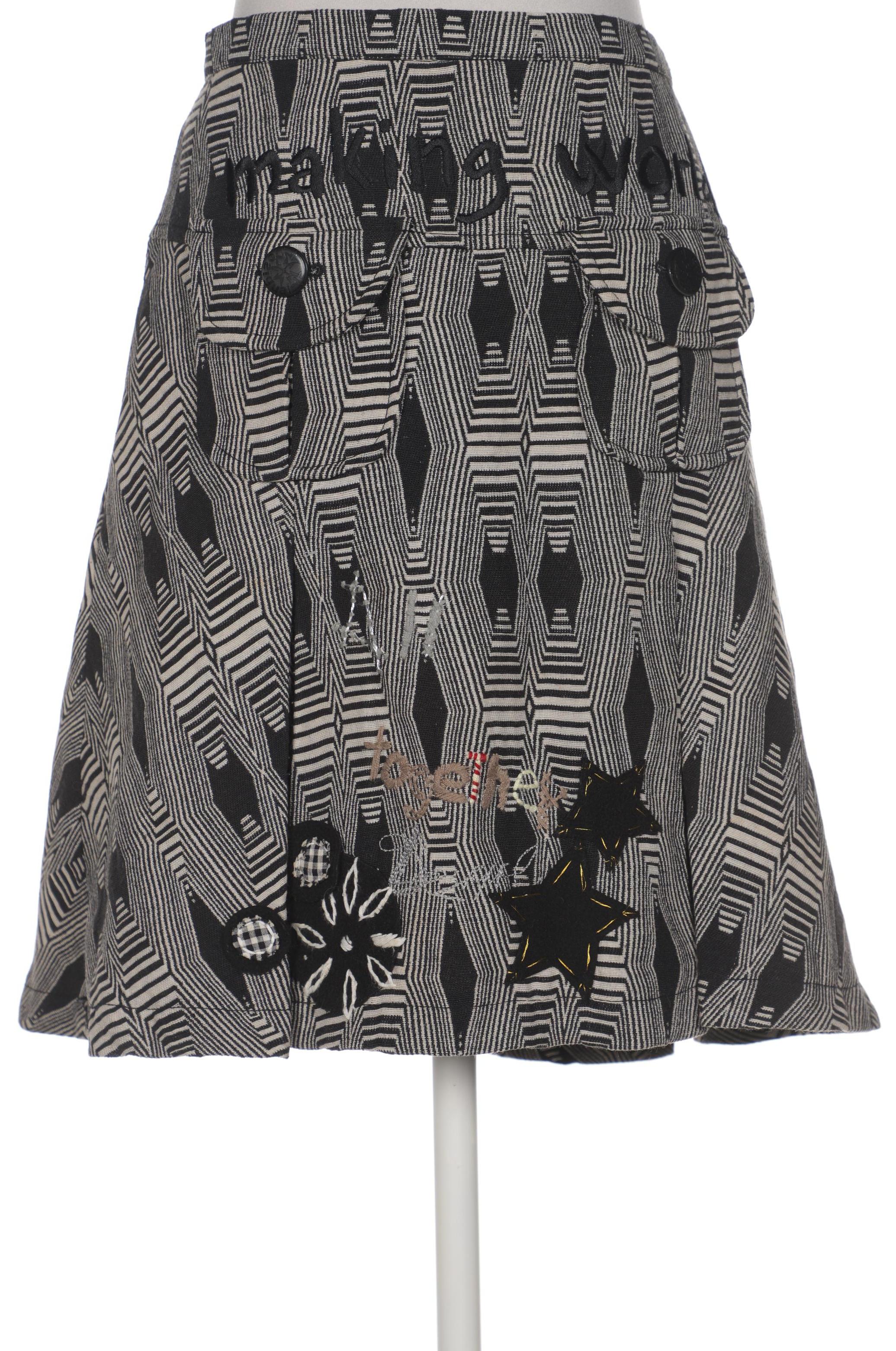 

Desigual Damen Rock, schwarz, Gr. 38