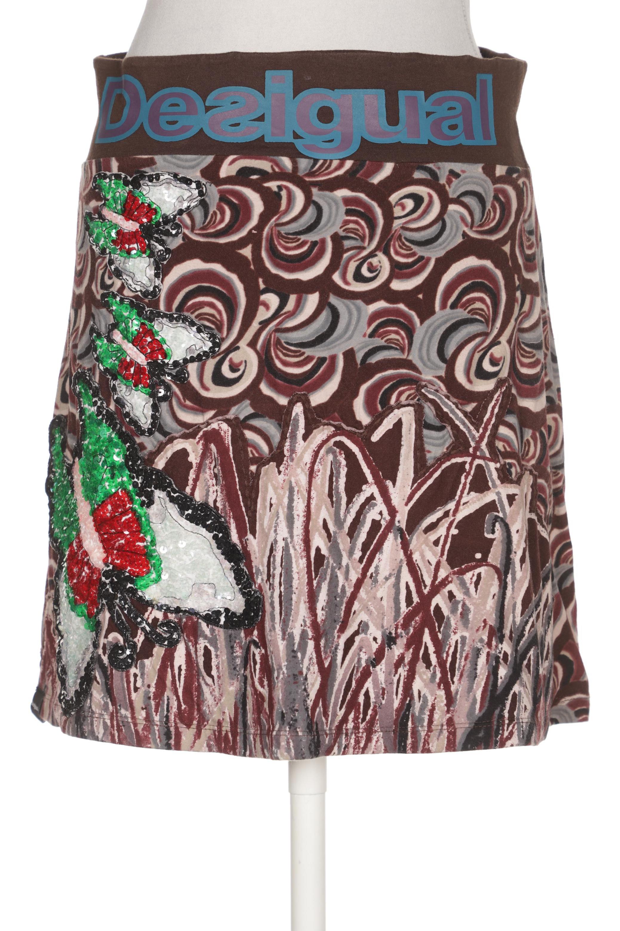 

Desigual Damen Rock, braun, Gr. 36