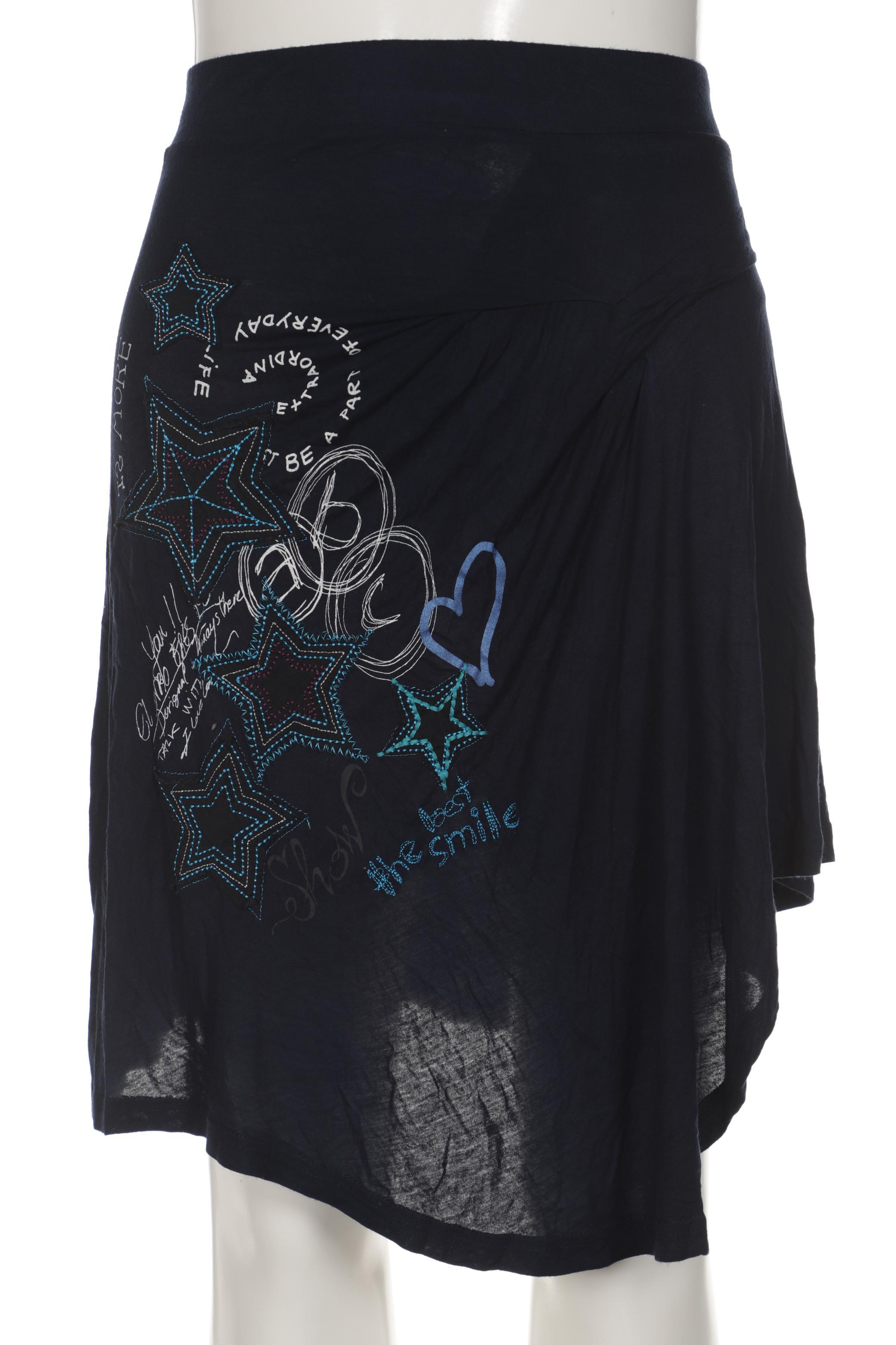 

Desigual Damen Rock, marineblau, Gr. 42