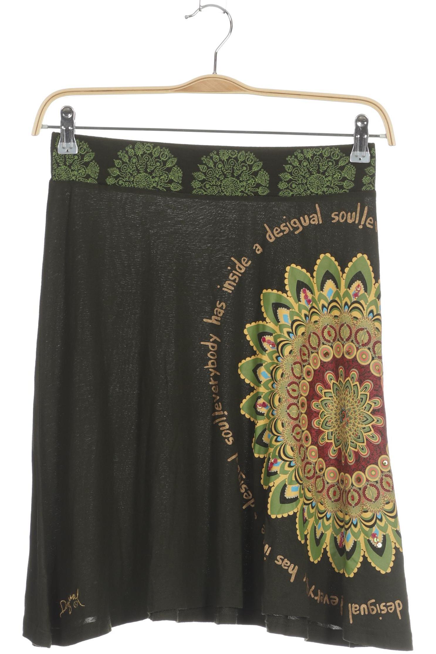 

Desigual Damen Rock, grün, Gr.