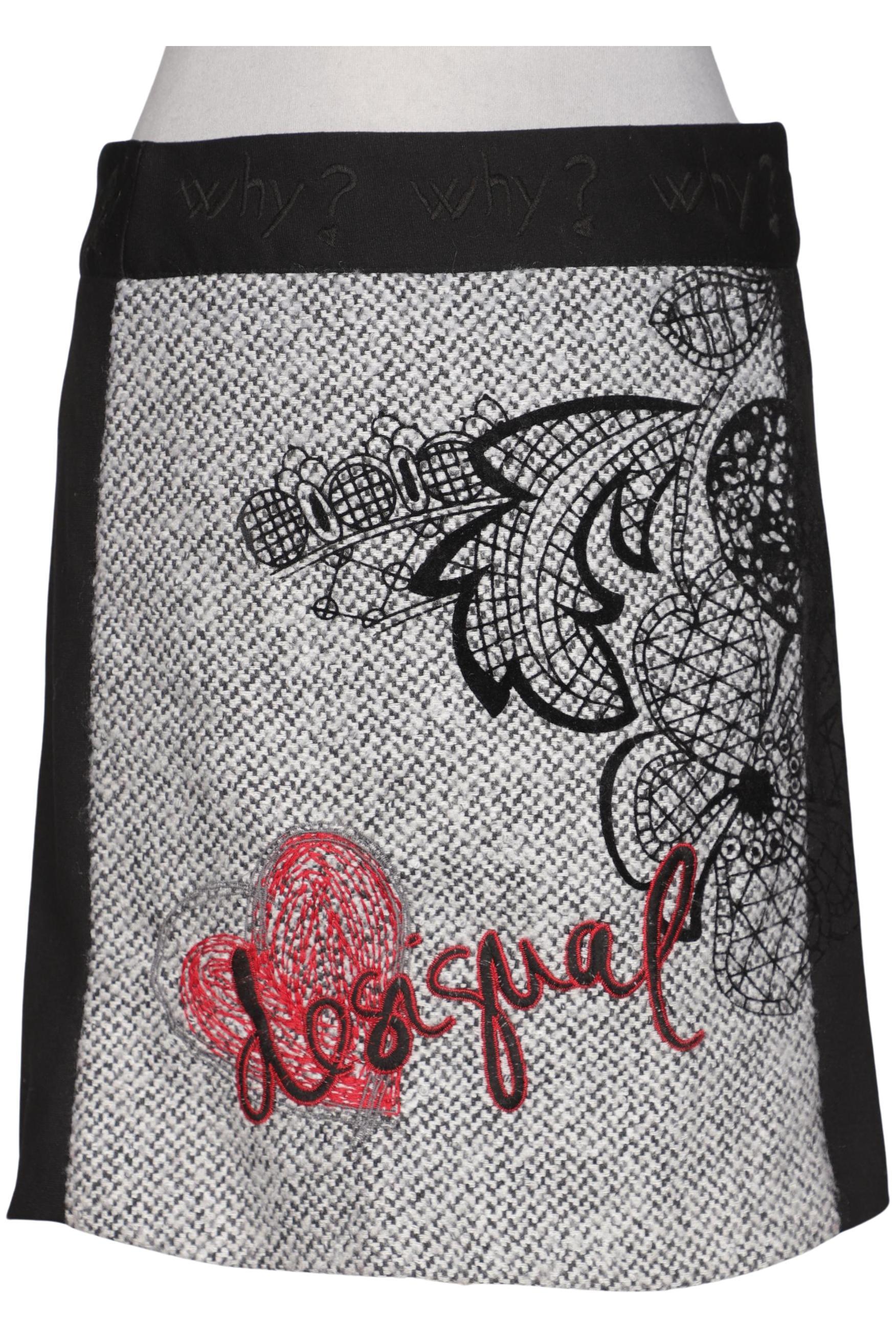 

Desigual Damen Rock, grau, Gr. 36