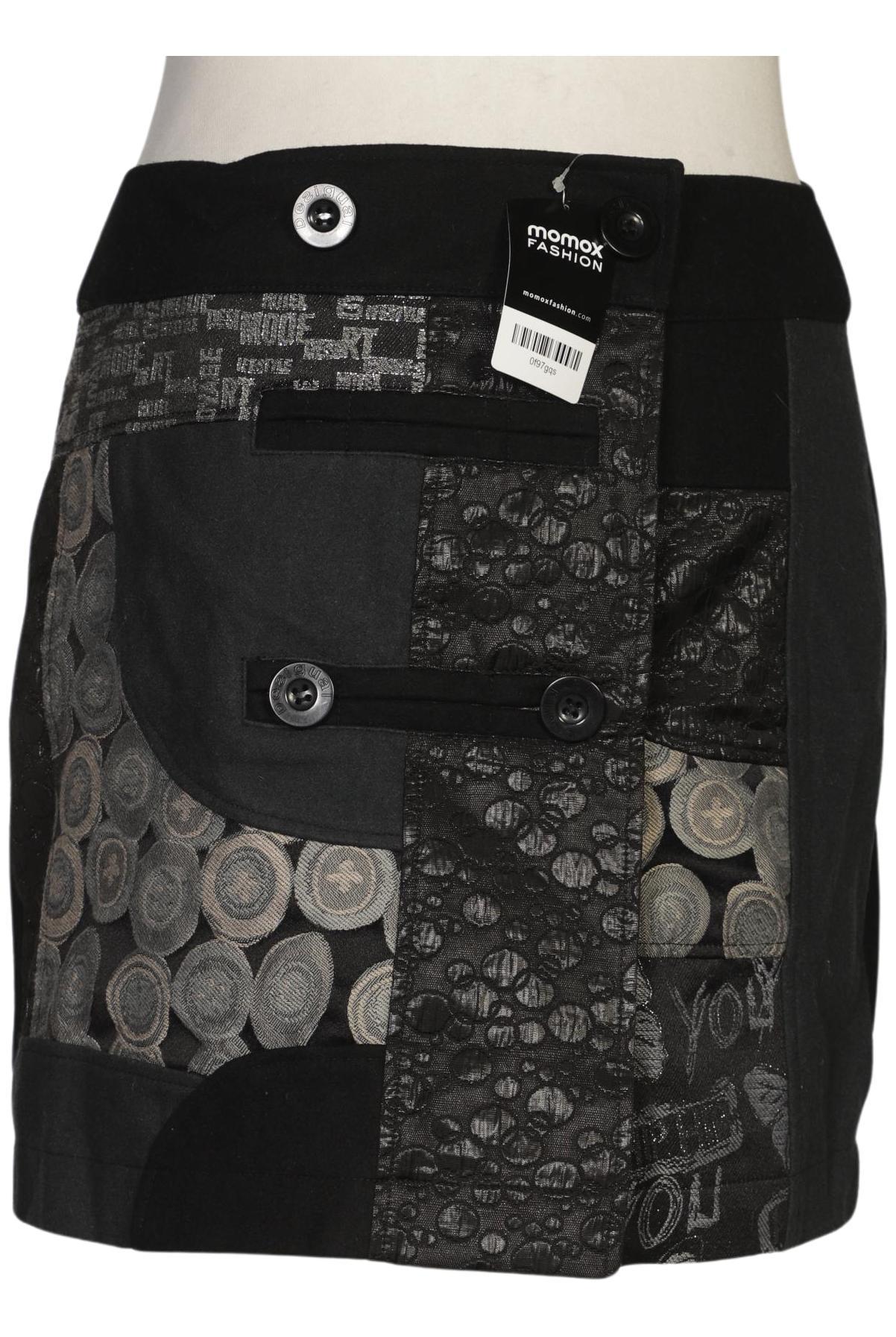 

Desigual Damen Rock, schwarz, Gr. 33