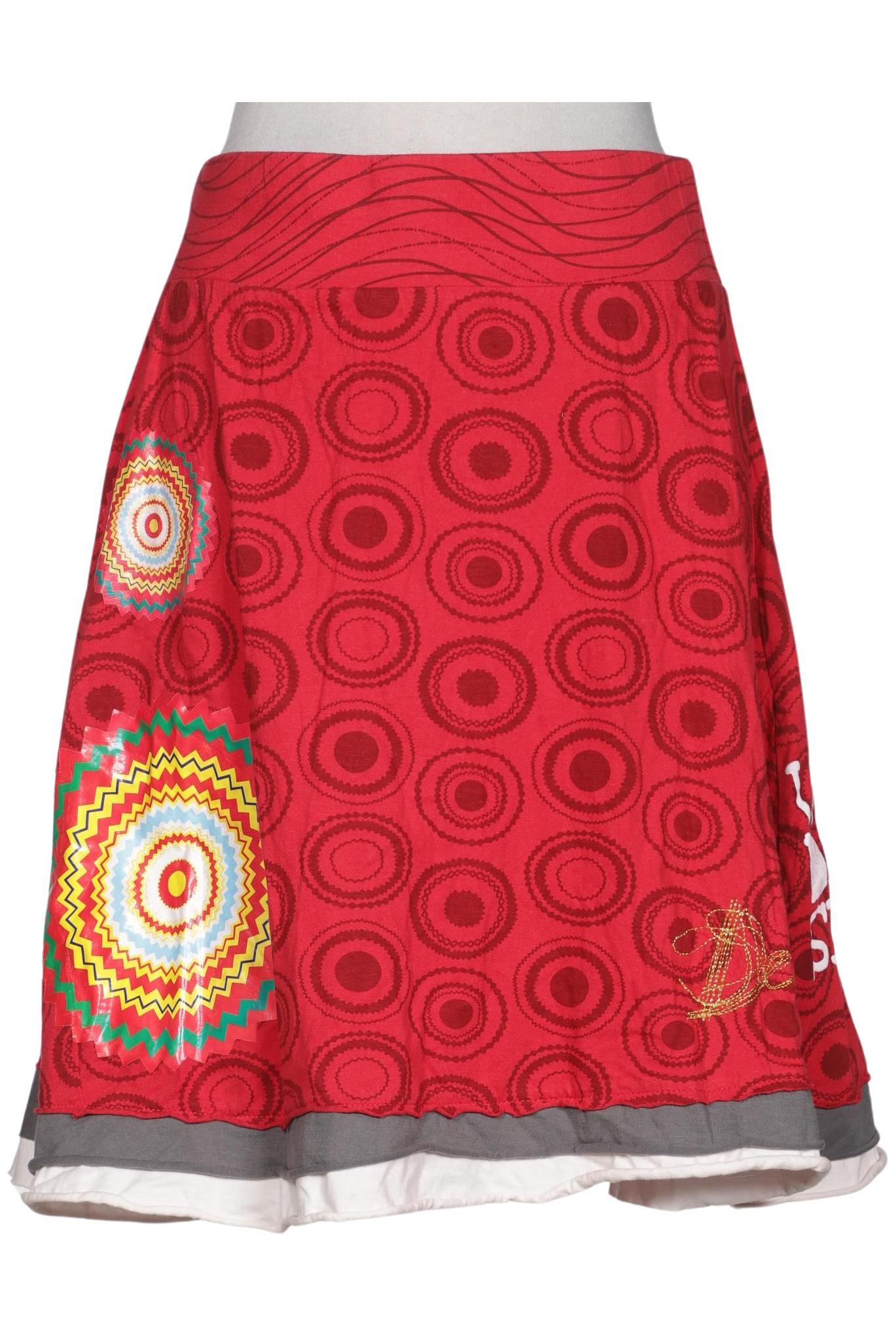 

Desigual Damen Rock, rot, Gr. 38