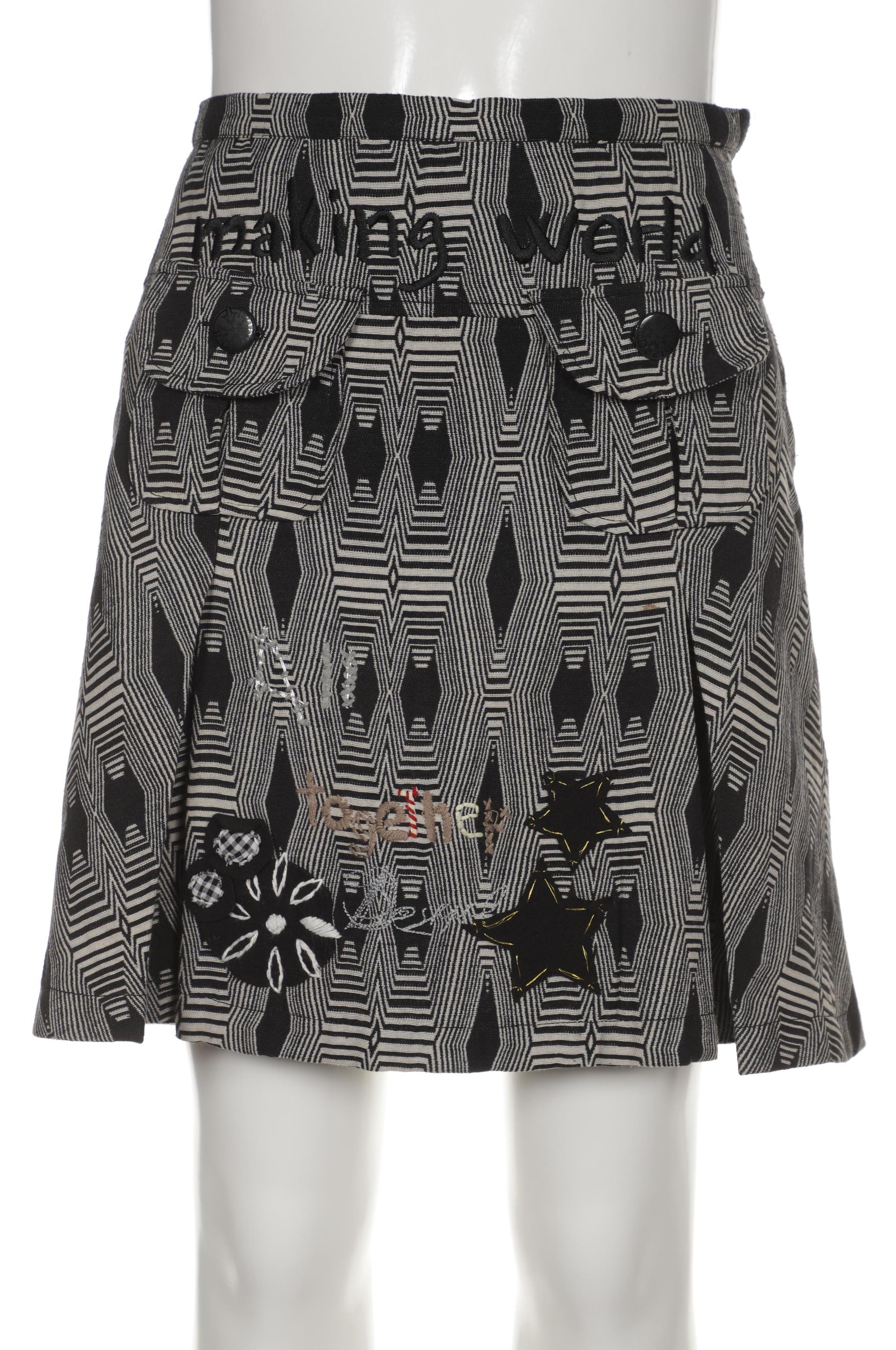 

Desigual Damen Rock, schwarz, Gr. 42
