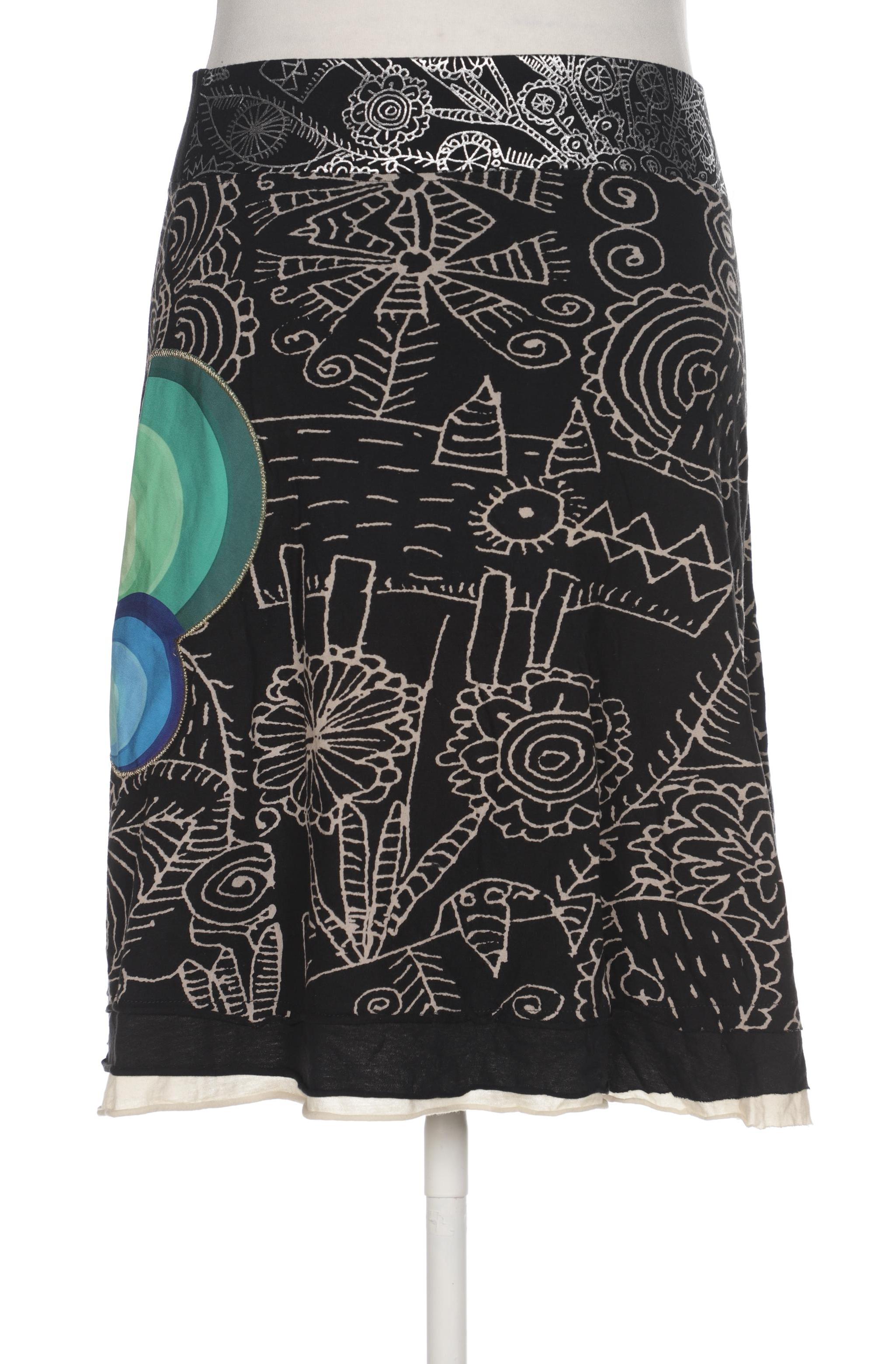 

Desigual Damen Rock, schwarz, Gr. 42