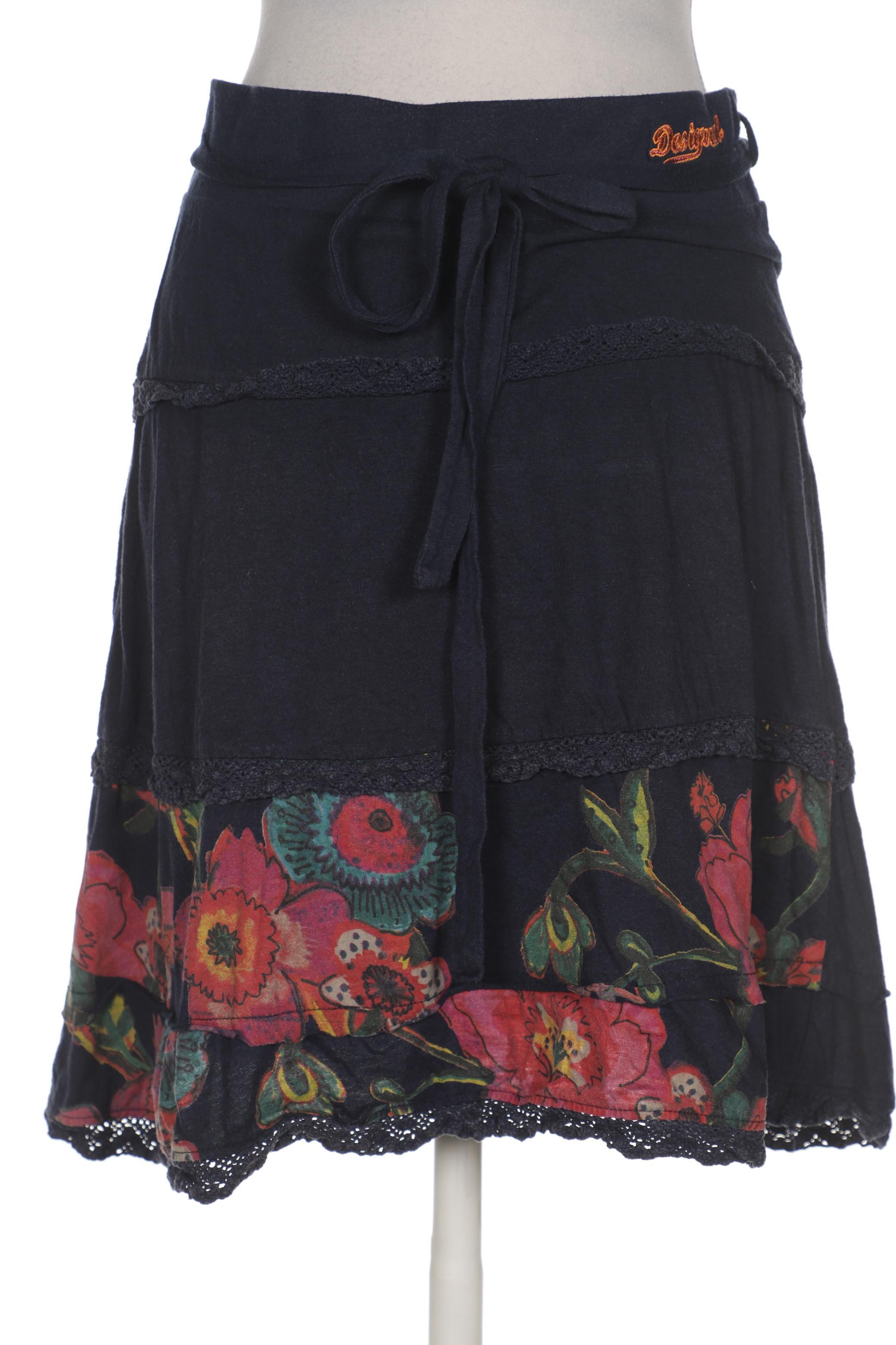 

Desigual Damen Rock, marineblau, Gr. 38