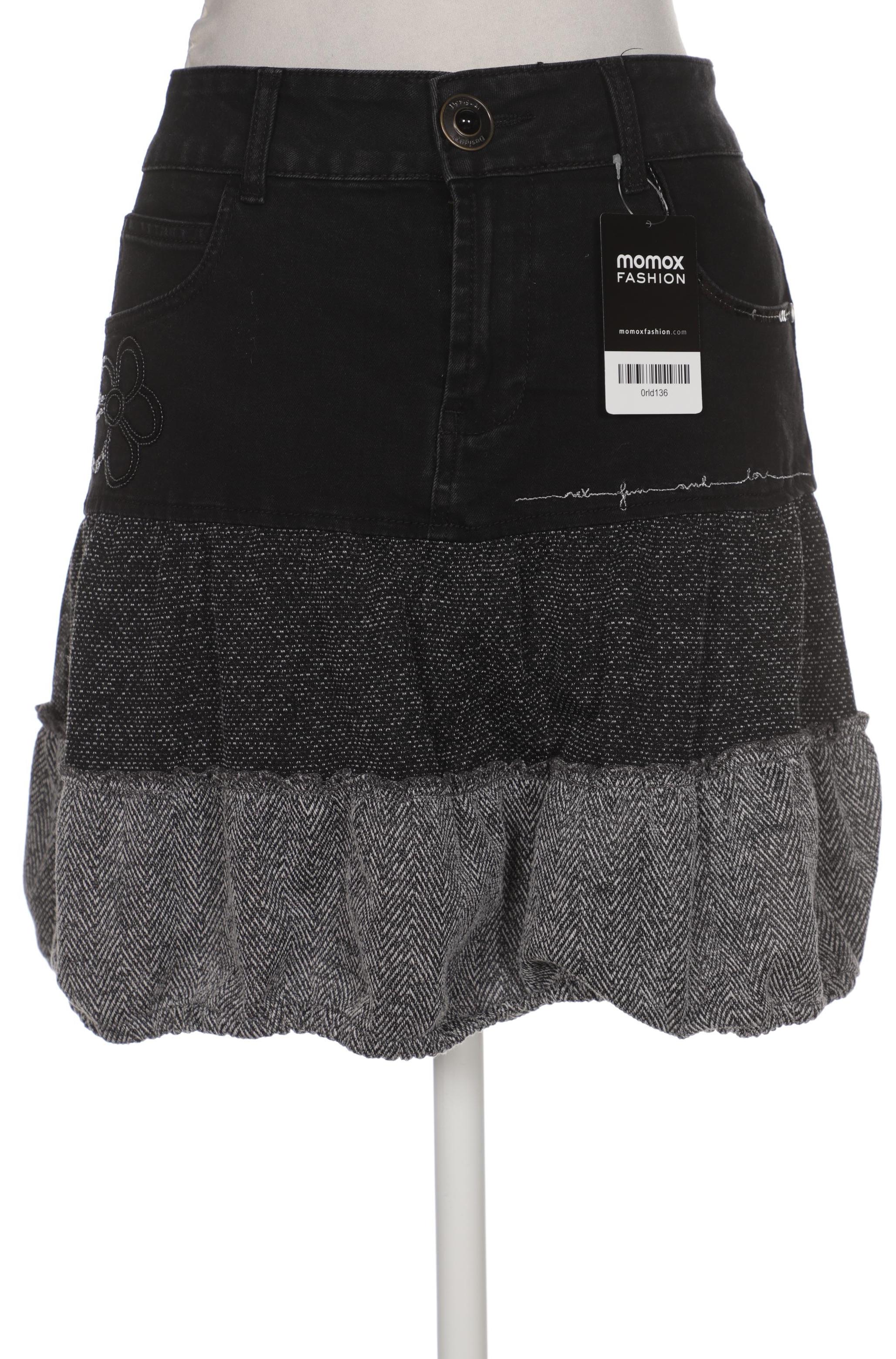 

Desigual Damen Rock, schwarz, Gr. 38