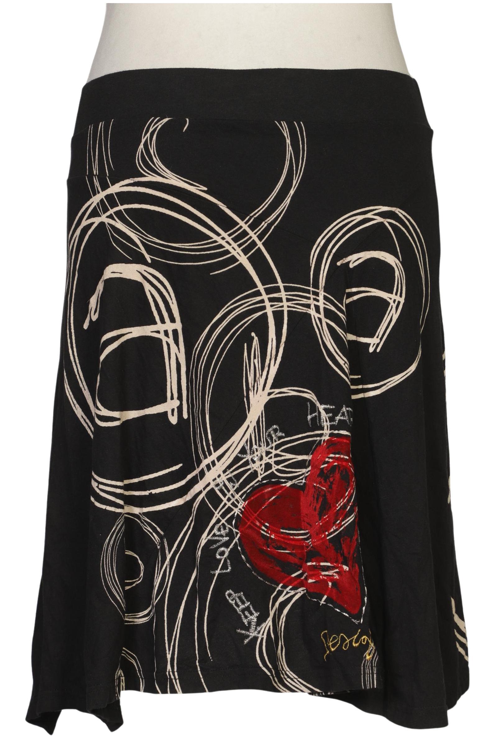 

Desigual Damen Rock, schwarz, Gr. 44
