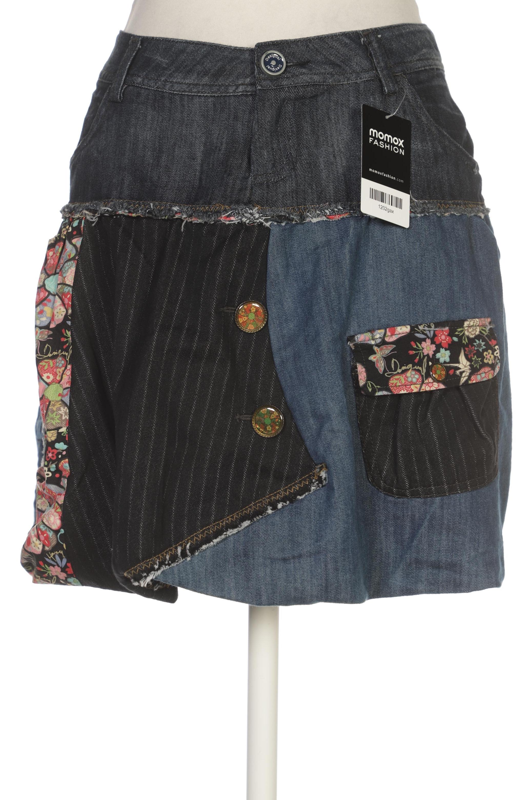 

Desigual Damen Rock, blau, Gr. 38