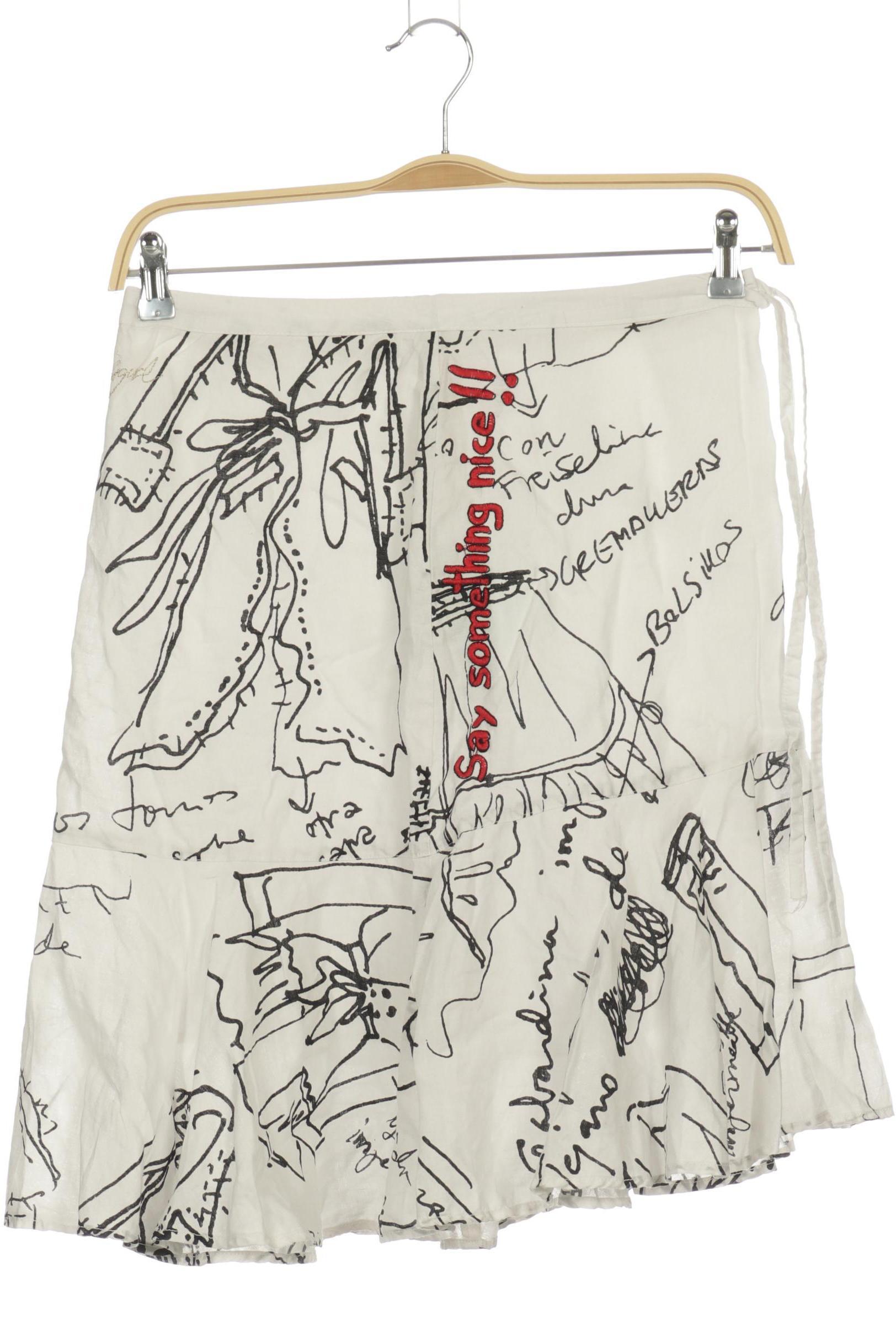 

Desigual Damen Rock, weiß, Gr. 38