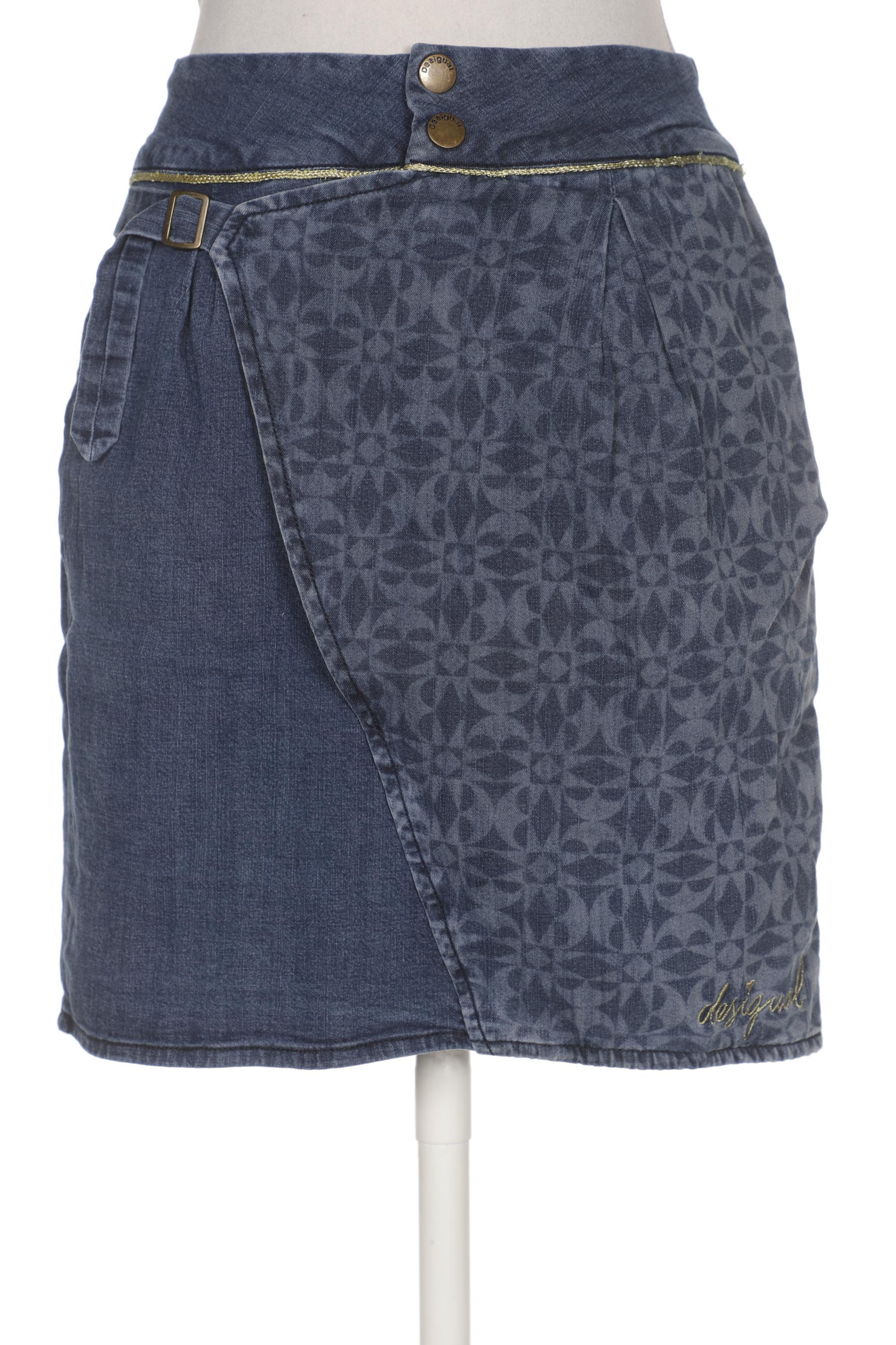 

Desigual Damen Rock, marineblau, Gr. 36