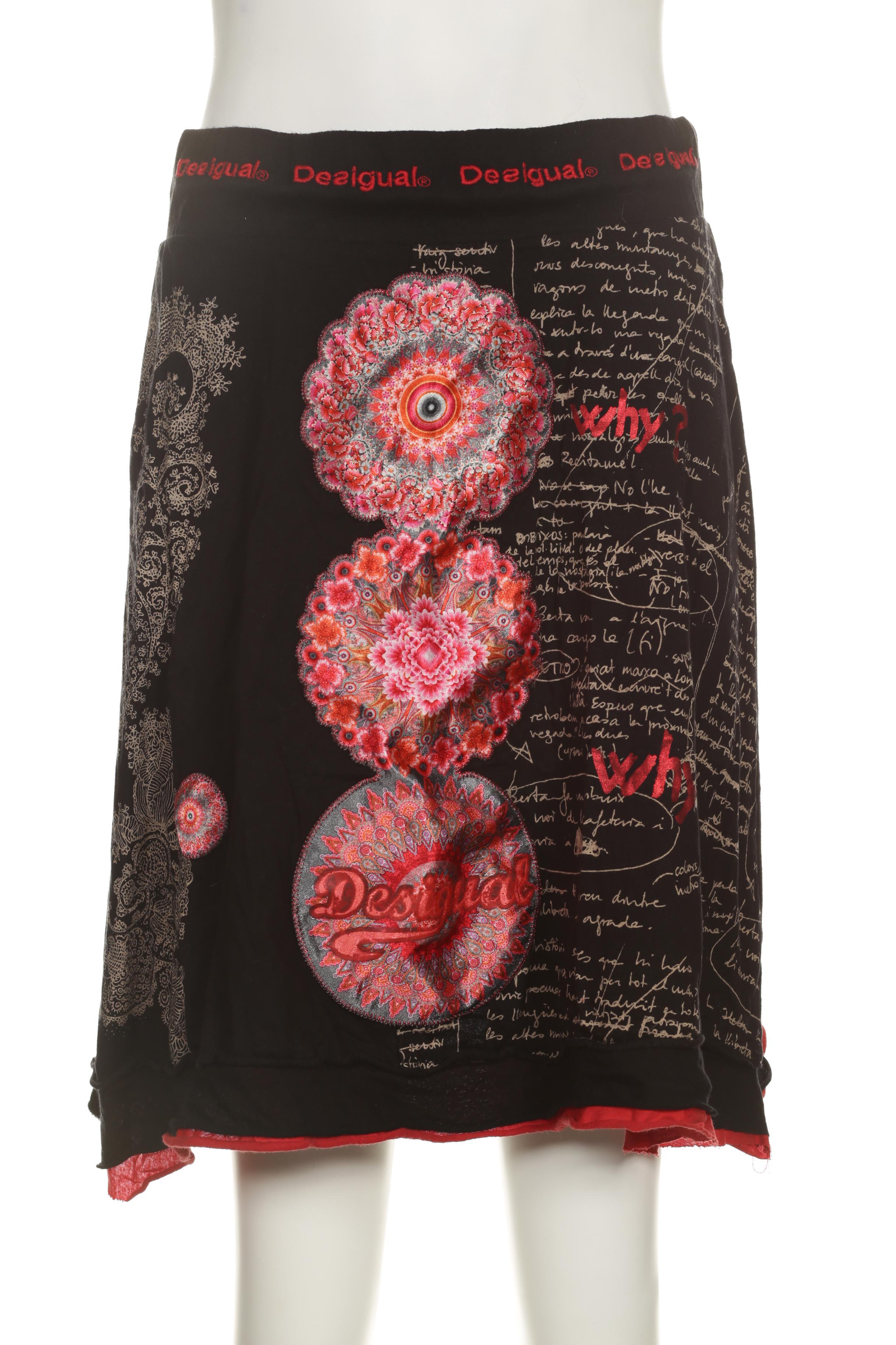 

Desigual Damen Rock, schwarz, Gr. 36